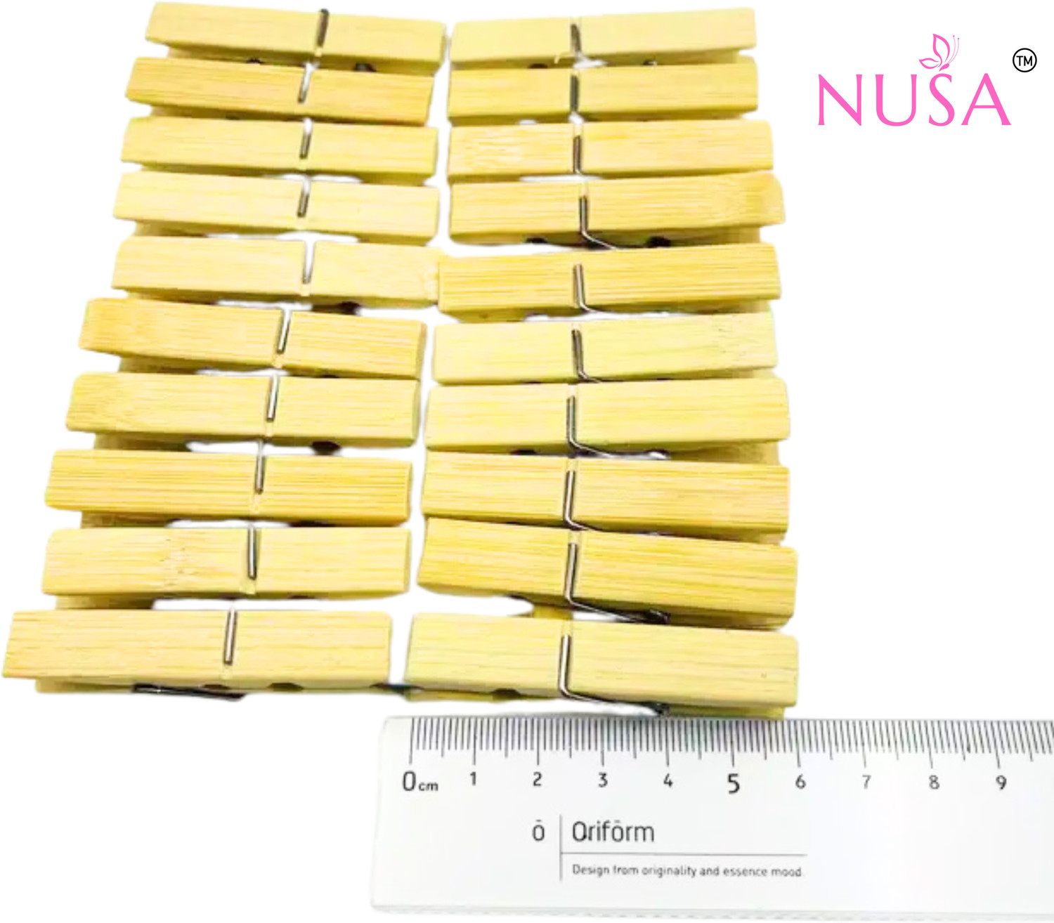 Image of Nusa Kerala's Pride of Traditional-Famous Standard Bamboo Wooden Clip Cloth Drying Bamboo Cloth Clips