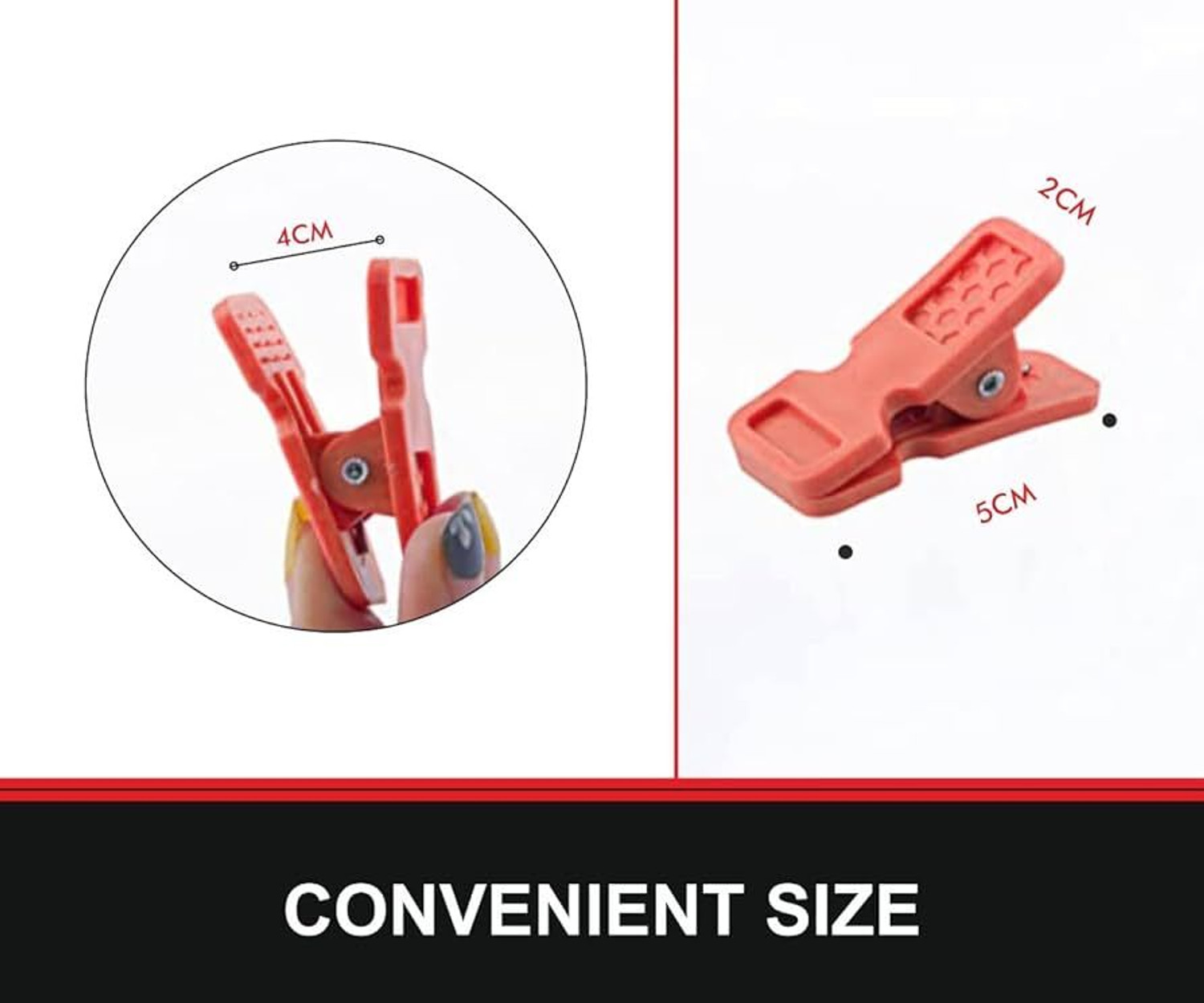 Image of Stysol Heavy Duty (Multi 60 Pcs) Non Slip Plastic Clothes Drying Clips Plastic Cloth Clips