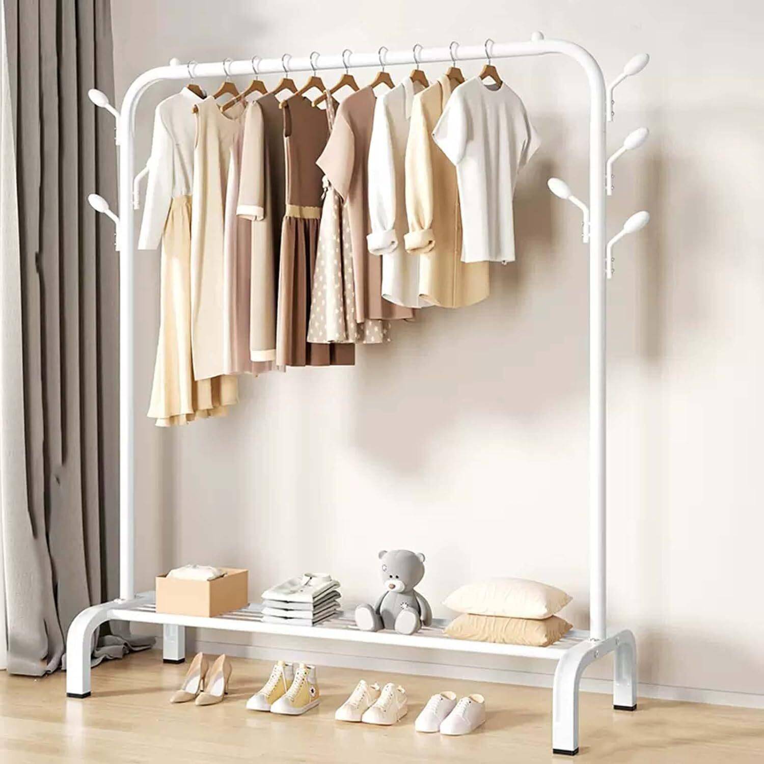 BUCKETLIST Metal Garment Stand Rack - Image 1