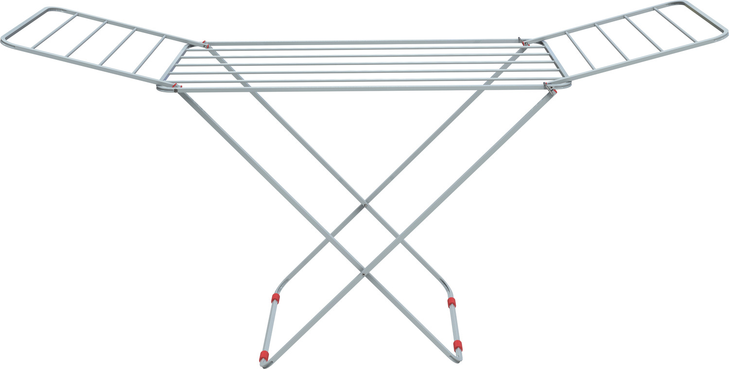 Image of PROJAIN STEEL Steel Floor Cloth Dryer Stand Mild Steel - Gray