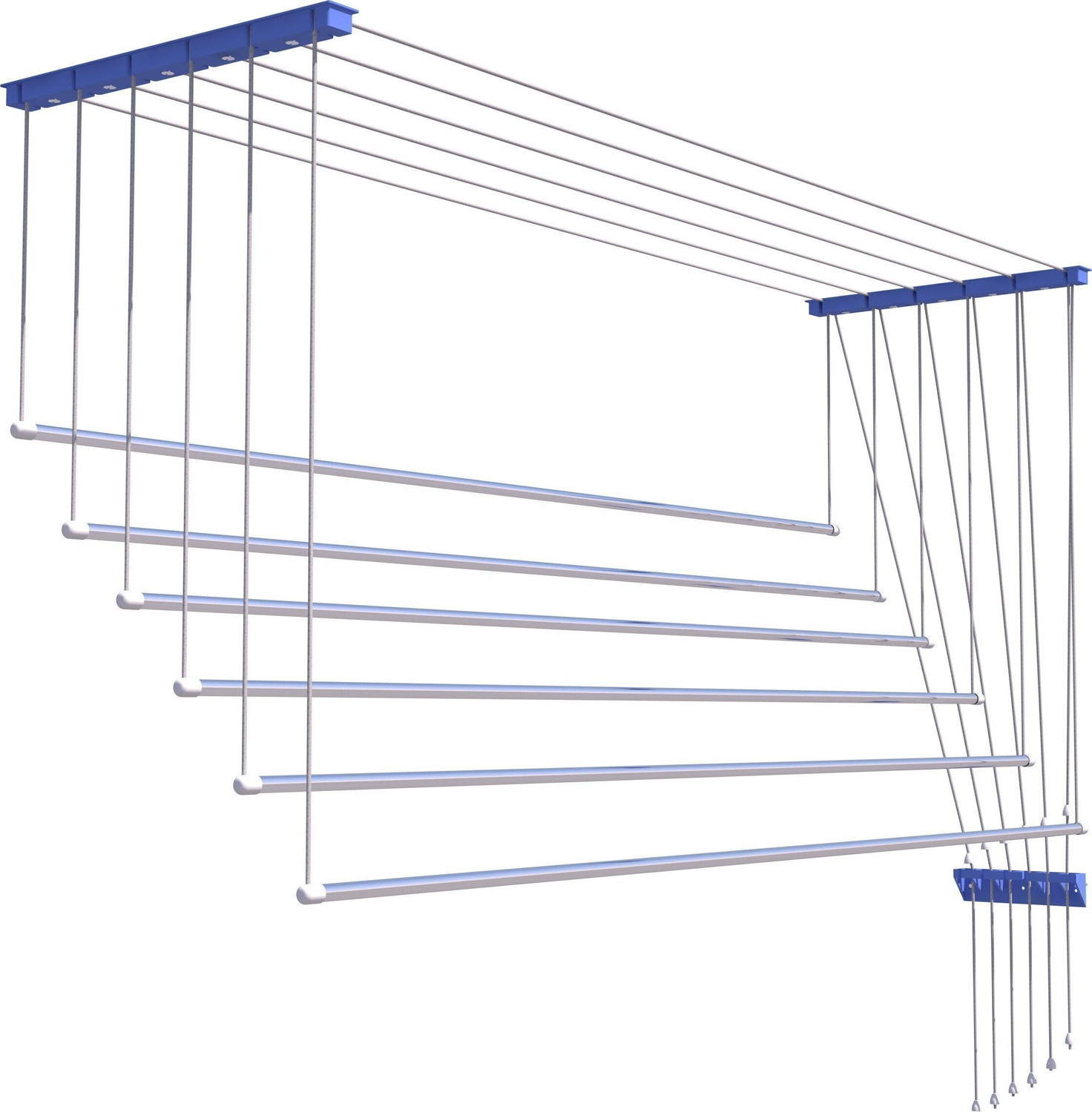Image of laxhmi industries Steel Wall Cloth Dryer Stand 5 ft