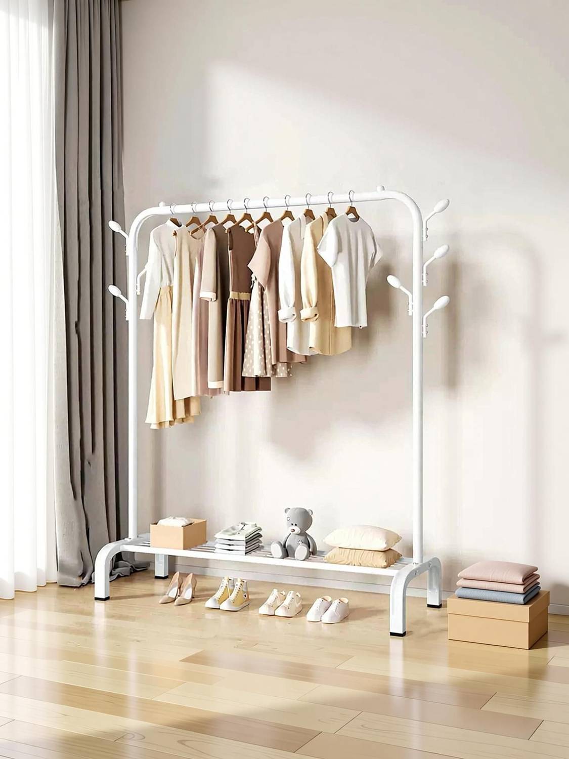 BUCKETLIST Metal Garment Stand Rack - Image 2