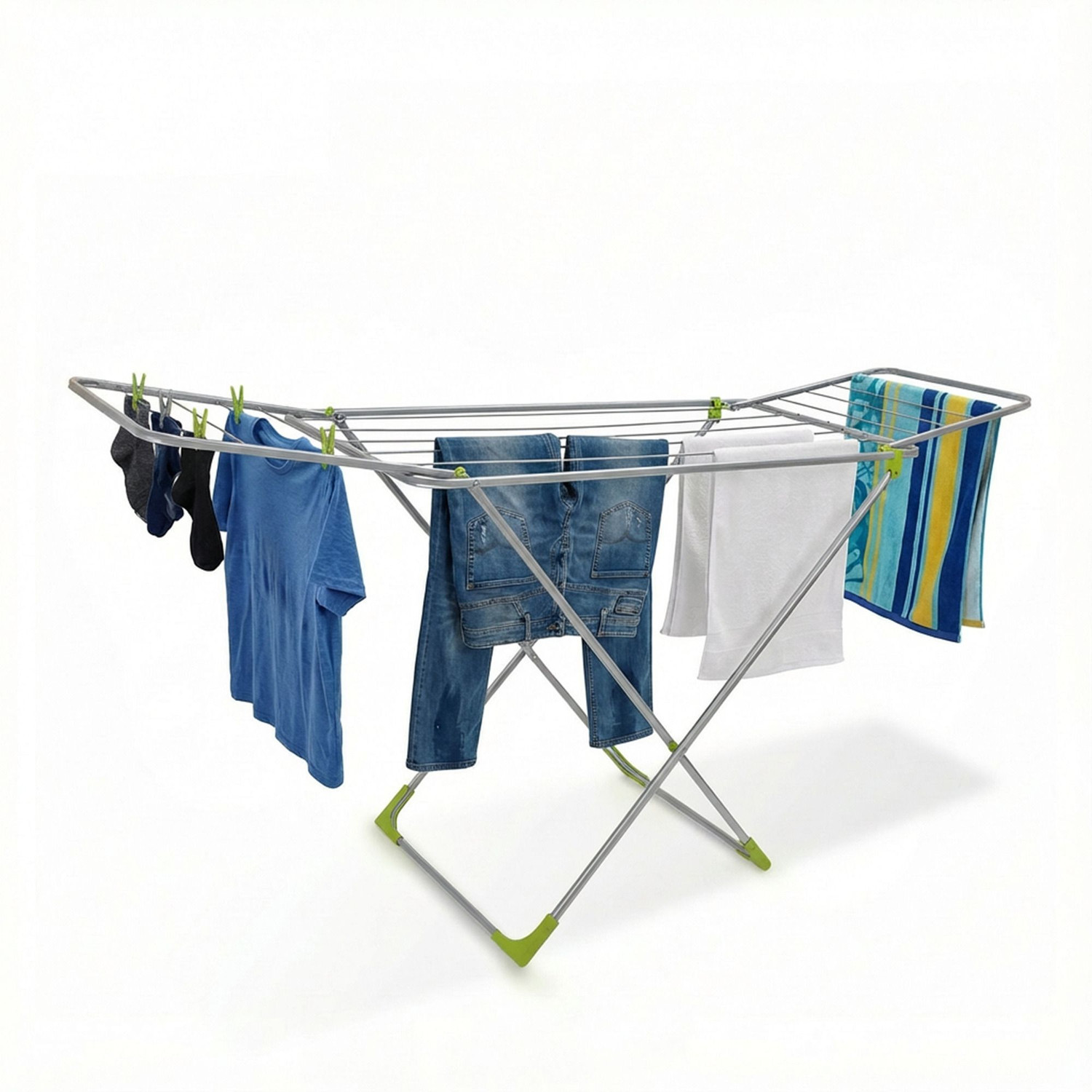 Image of Homlix Steel Floor Cloth Dryer Stand DrySwift