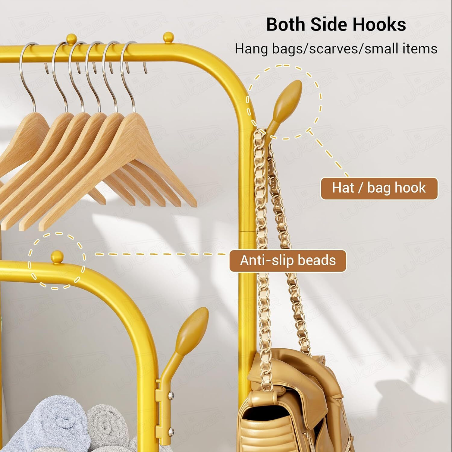 Image of LUKZER Steel Floor Cloth Dryer Stand MGS-008