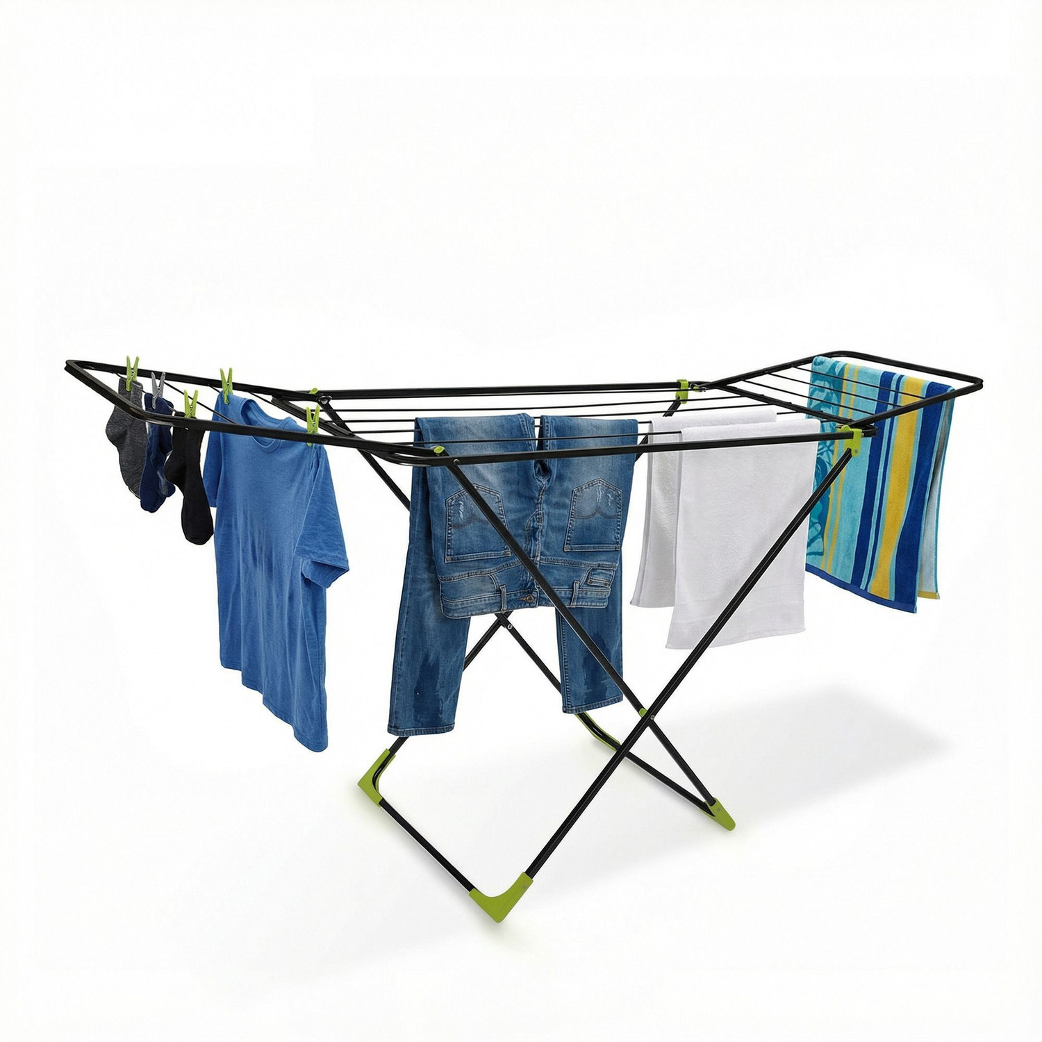 Image of Homlix Steel Floor Cloth Dryer Stand DrySwift