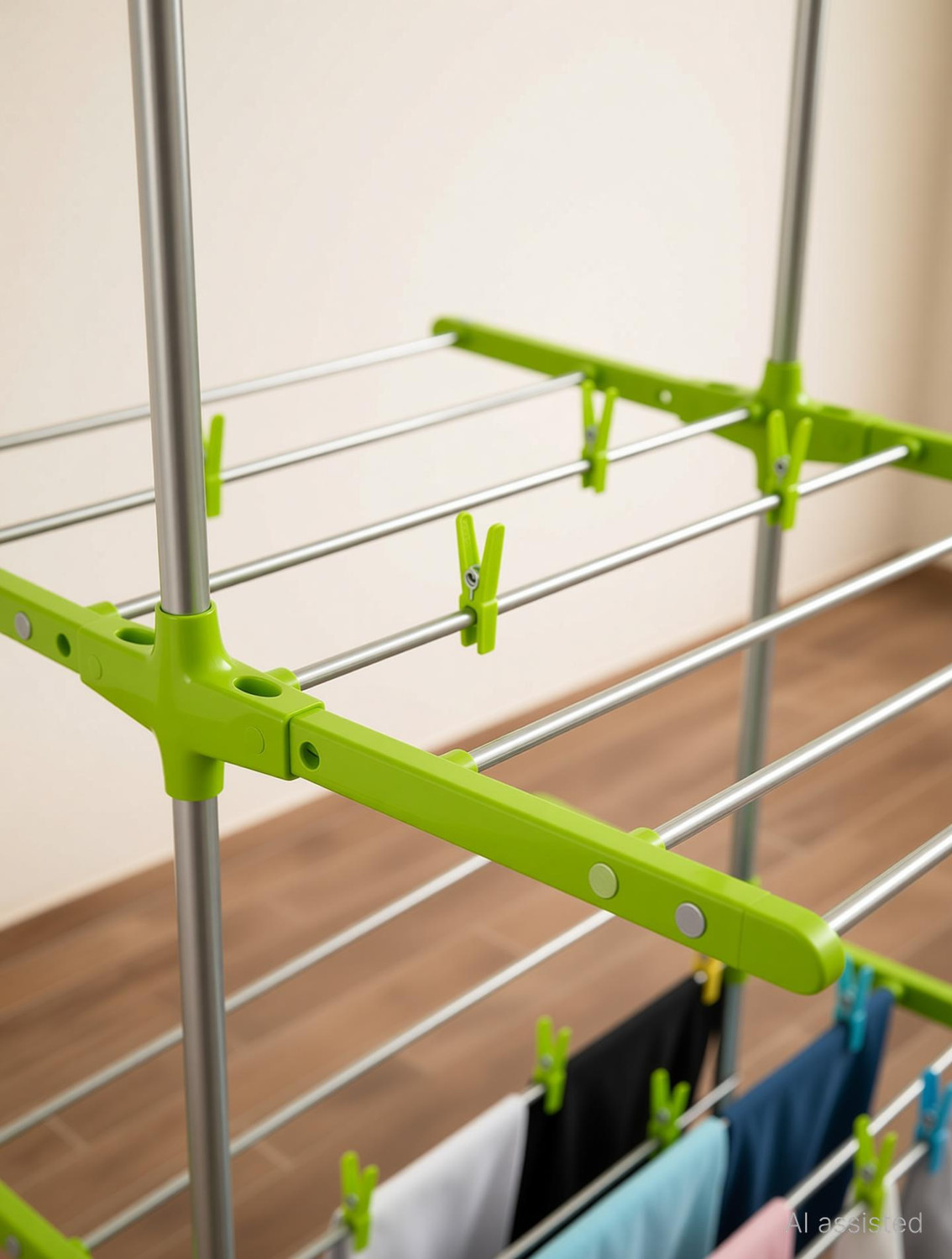 Image of Homlix Steel Floor Cloth Dryer Stand DryQuick