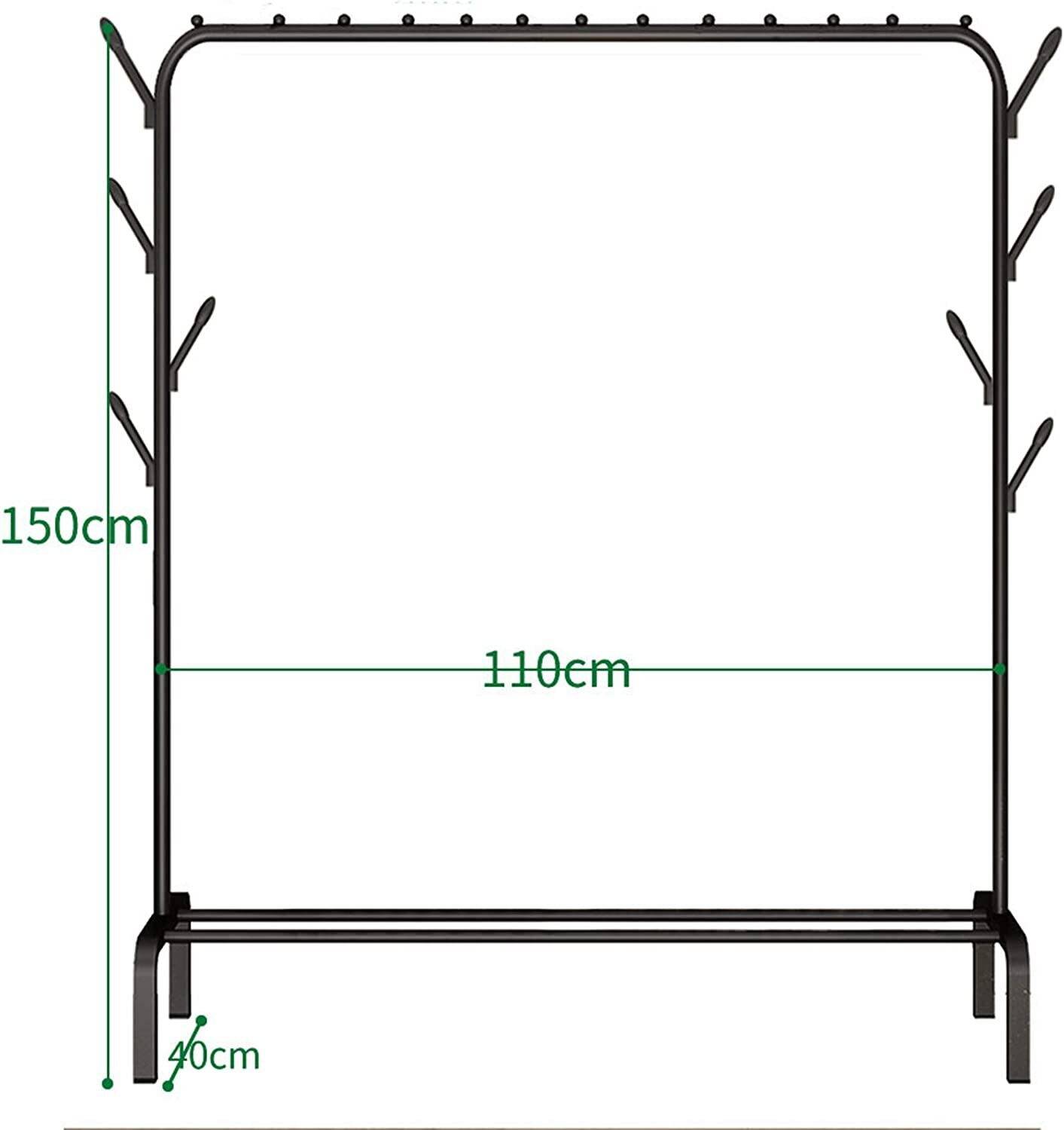 BUCKETLIST Steel Cloth Dryer Stand, Black - Image 5