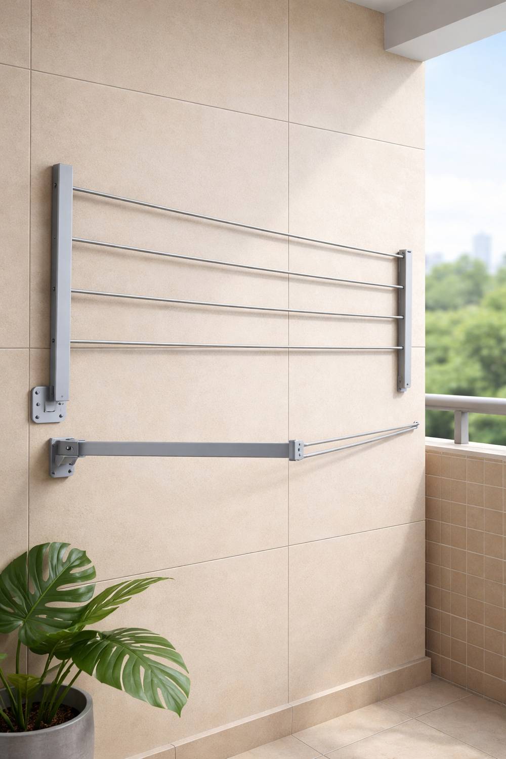 Rtadhekripa Steel Wall Cloth Dryer Stand 2 - Image 3