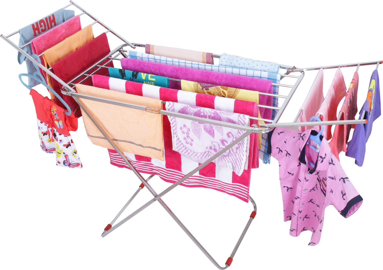 Image of PROJAIN STEEL Steel Floor Cloth Dryer Stand Foldable Cloth Drying Stand