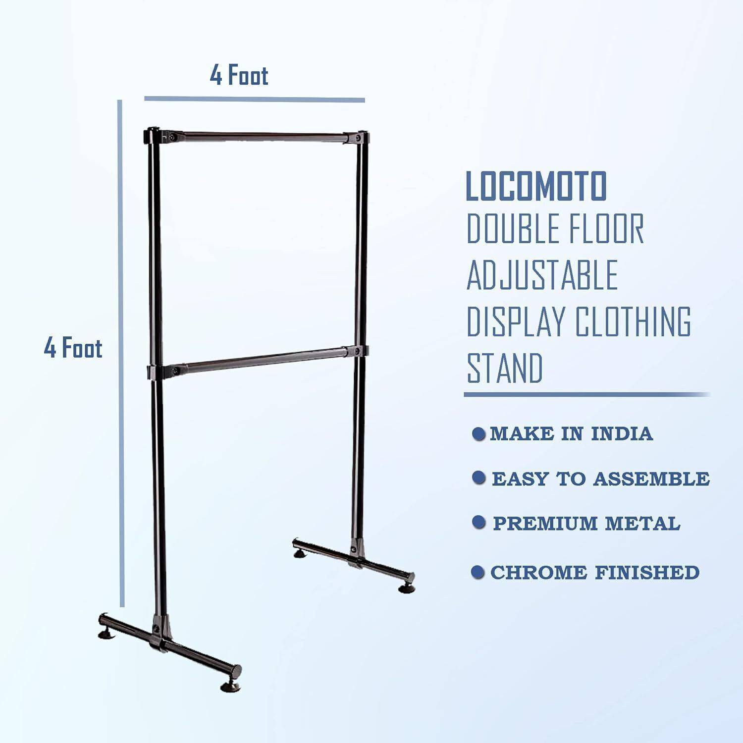 LOCOMOTO Steel Floor Cloth Dryer Stand - Image 3