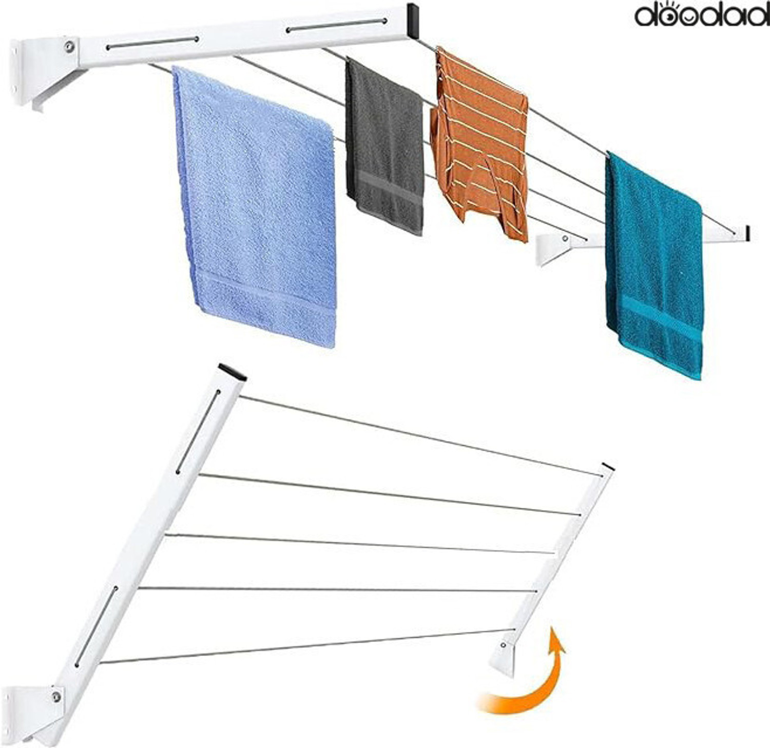Image of doodad Steel Wall Cloth Dryer Stand CDS-MSWM4T
