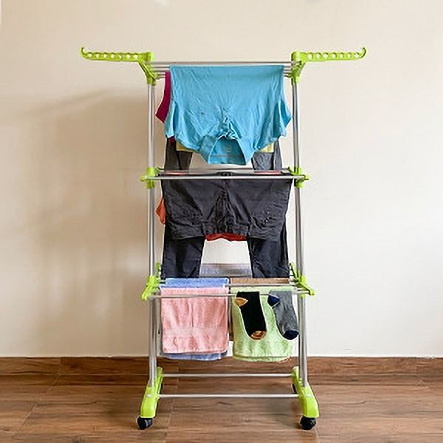 Image of Homlix Steel Floor Cloth Dryer Stand DryQuick