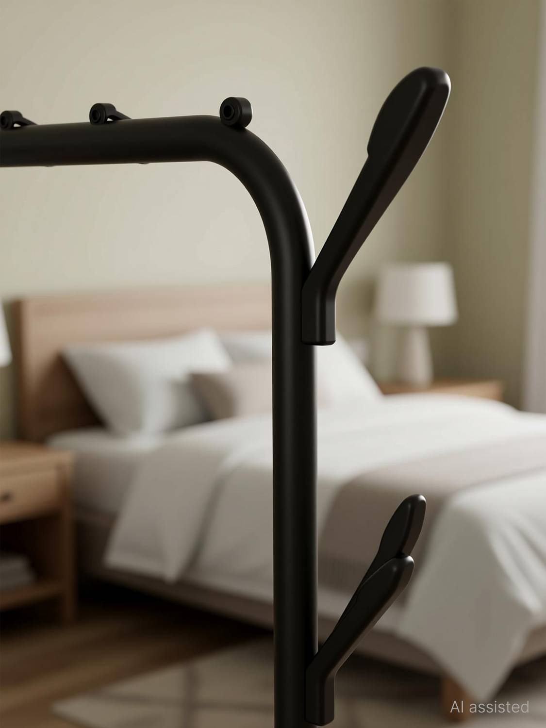 BUCKETLIST Steel Cloth Dryer Stand, Black - Image 3