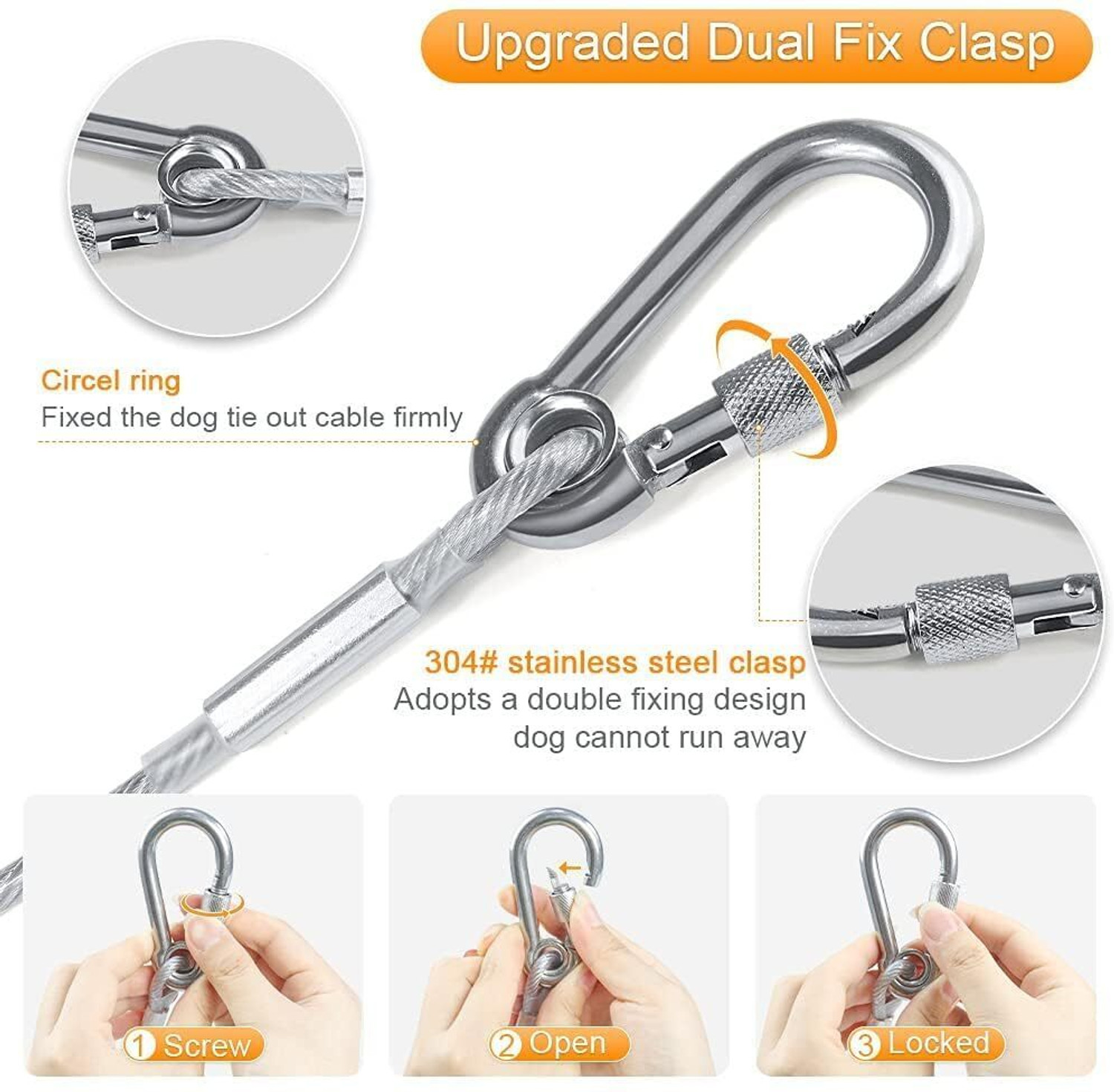 Image of SATKAVEE ENTERPRISE Steel Rope Wire for Cloth Drying Stainless Steel Retractable Clothesline Stainless Steel Retractable Clothesline