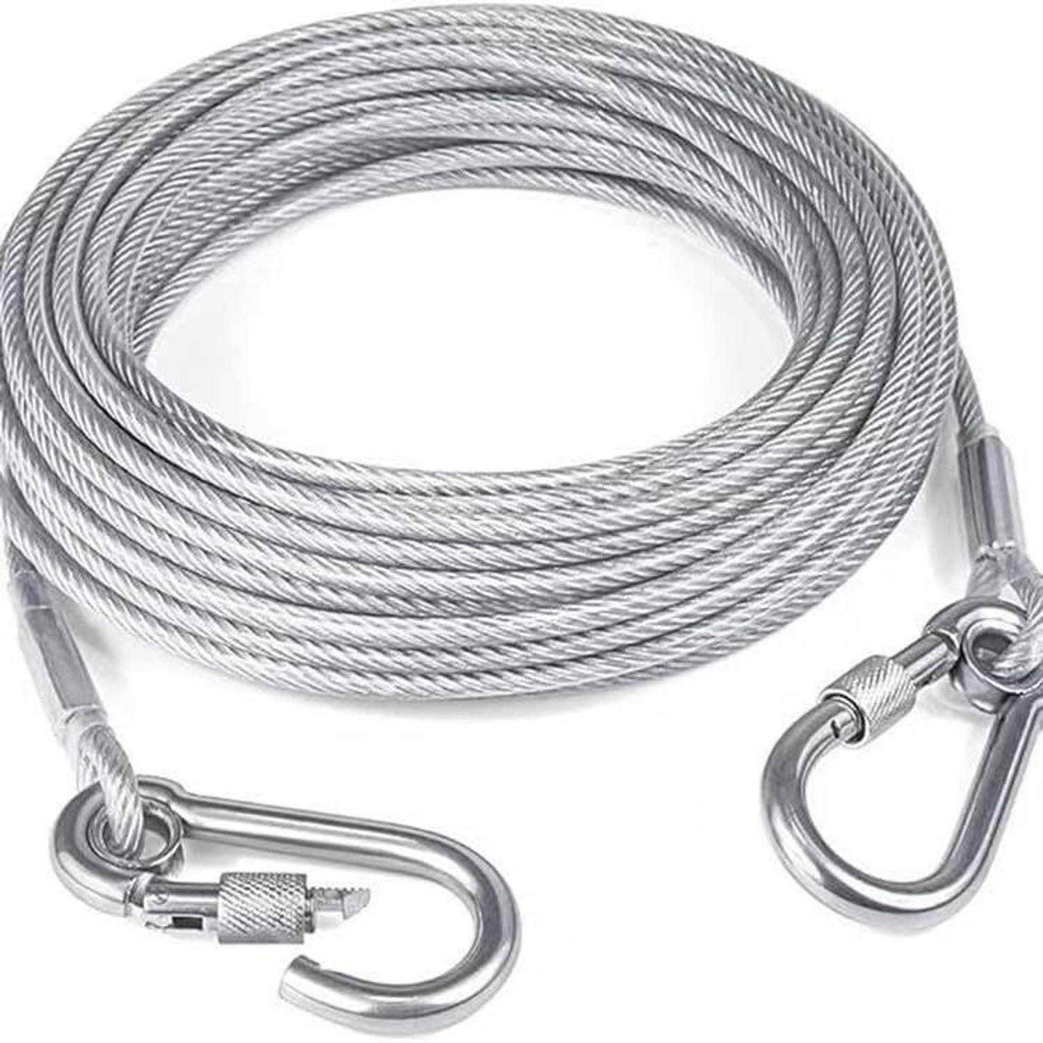 Image of SATKAVEE ENTERPRISE Steel Rope Wire for Cloth Drying Stainless Steel Retractable Clothesline Stainless Steel Retractable Clothesline