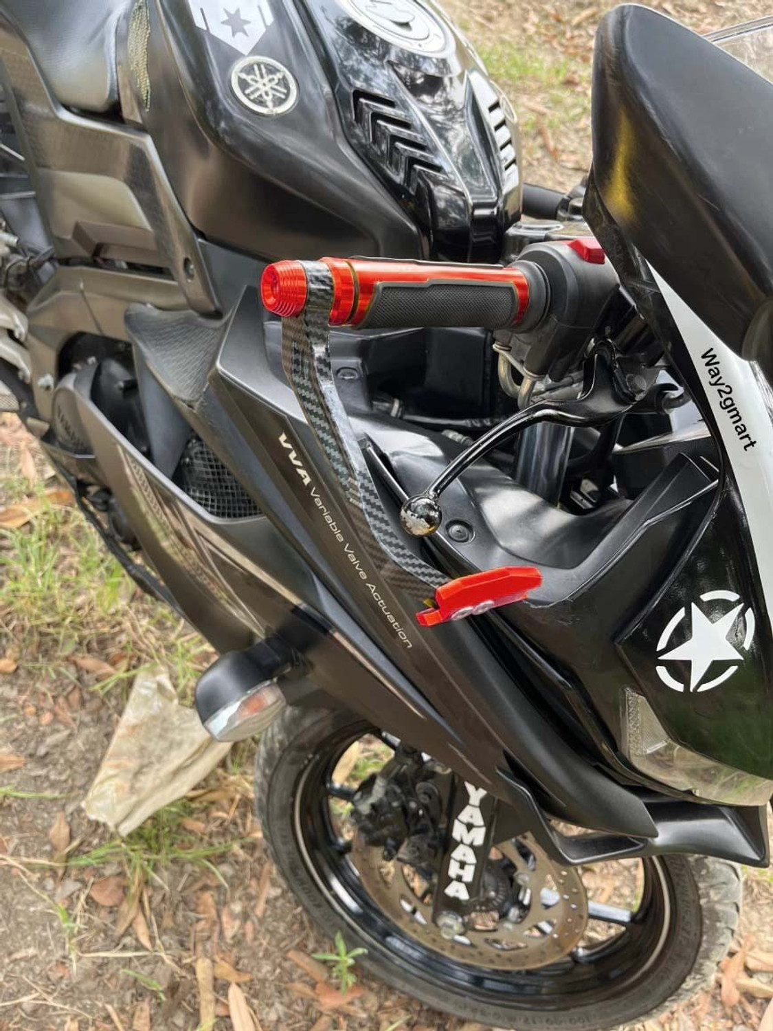 Image of way2gmart Brake Clutch Lever For Universal For Bike Universal For Bike