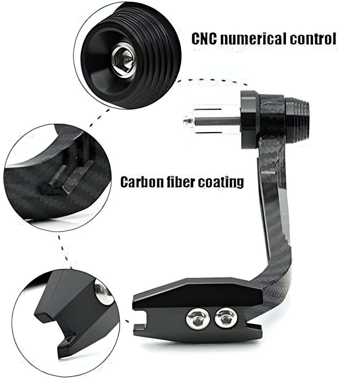 AutoPowerz Carbon Black Clutch Lever For Bike - Image 4