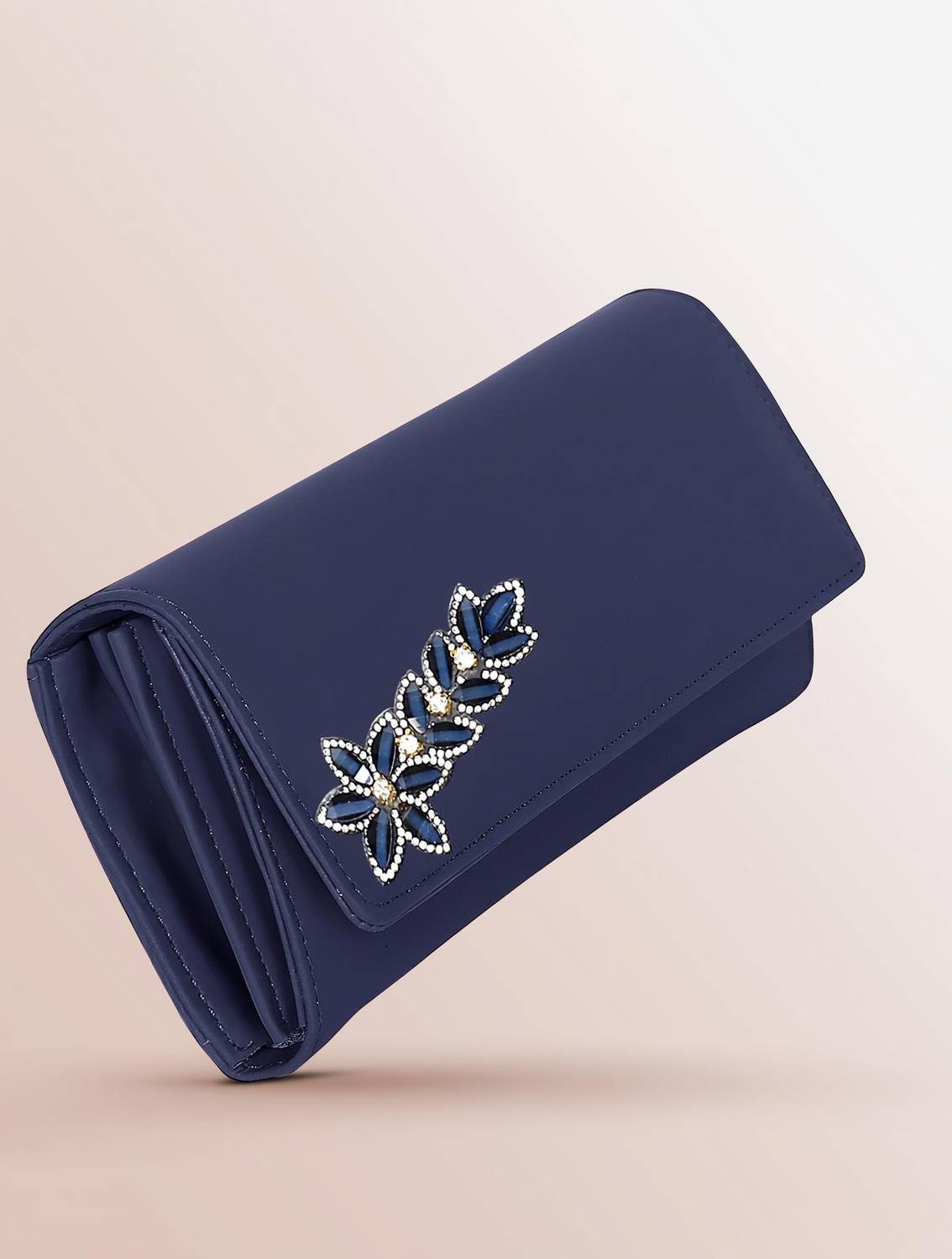 ASSUENTERPRISES Party Blue Clutch