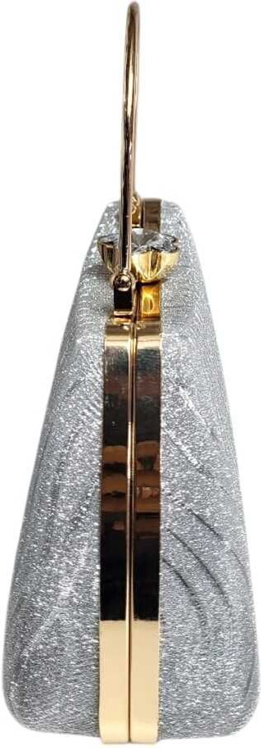 Image of FASHIO Party Silver Clutch