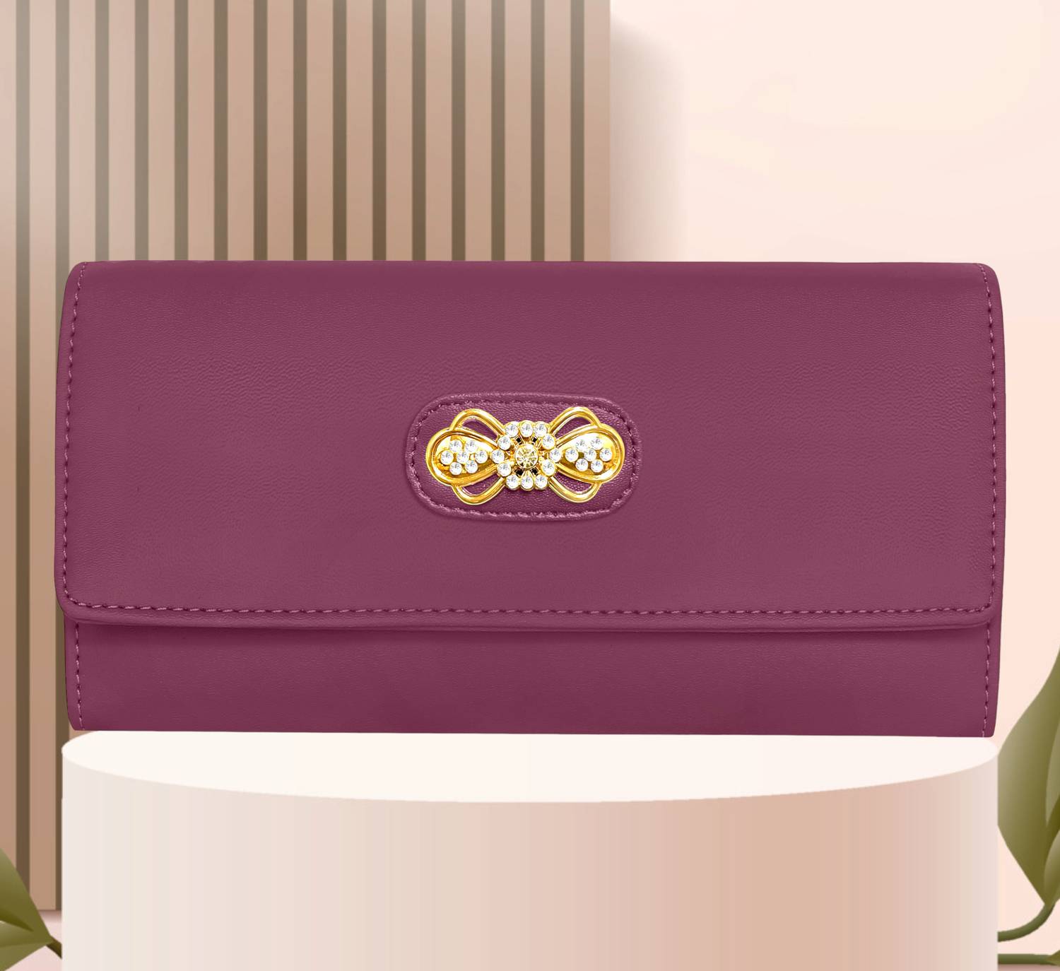 ASSUENTERPRISES Casual, Formal, Party, Sports Maroon Clutch
