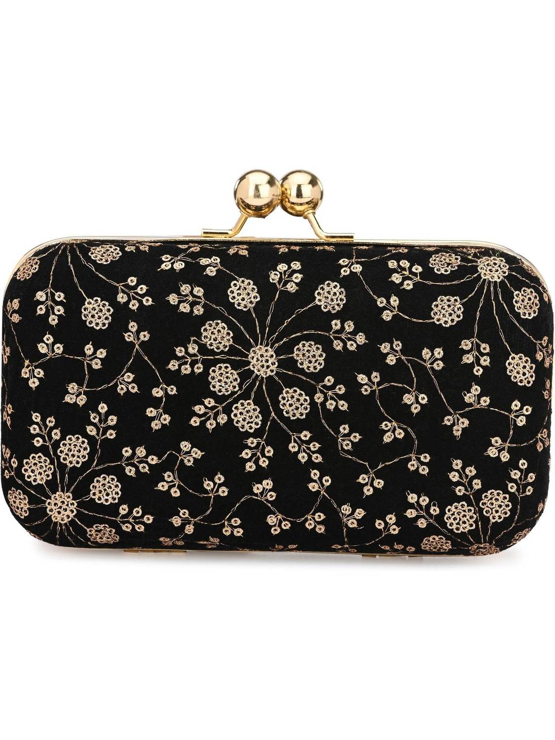 FOR THE BEAUTIFUL YOU Party, Casual Black  Clutch