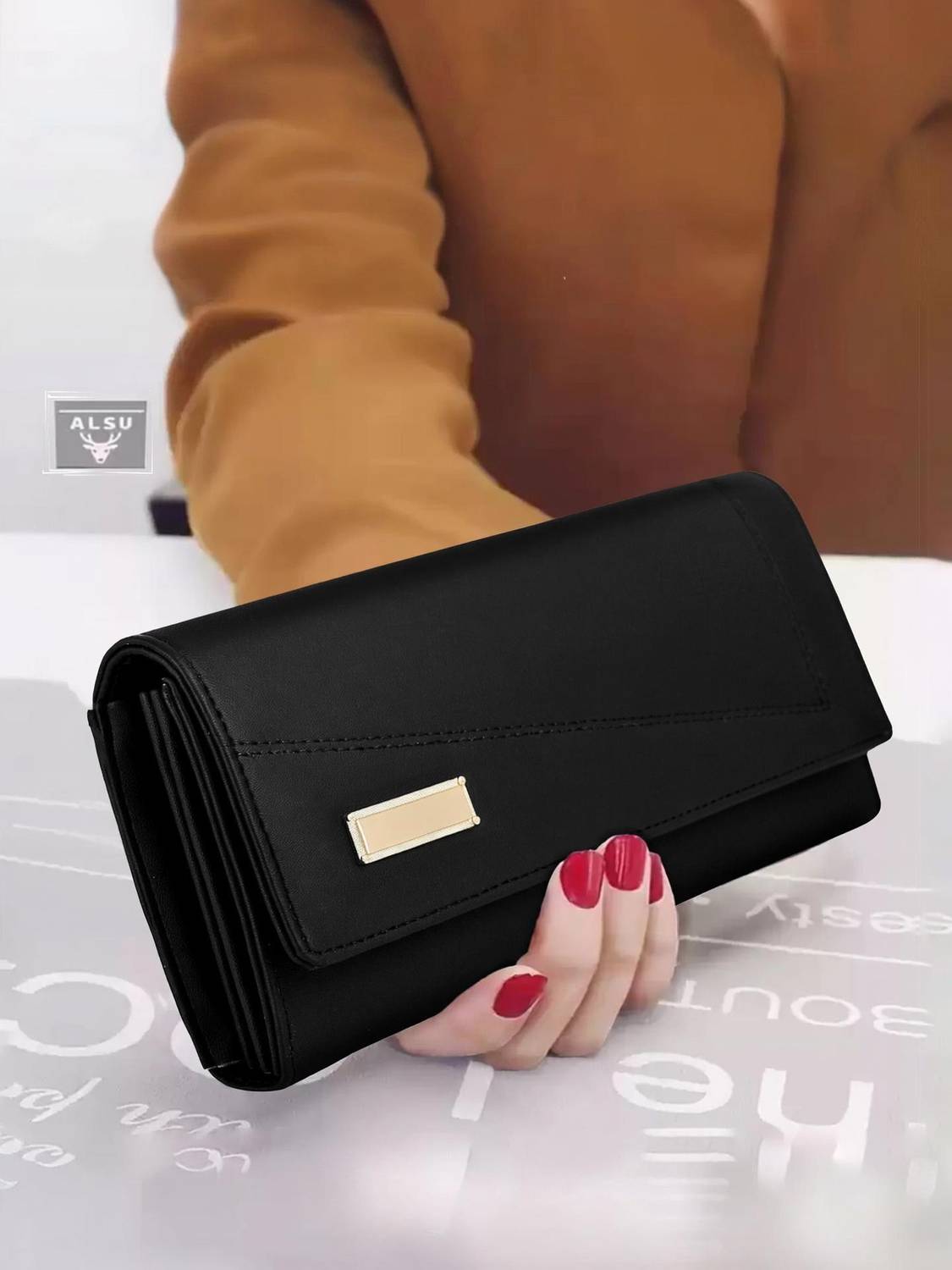 ALSU Casual, Formal, Party Black Clutch