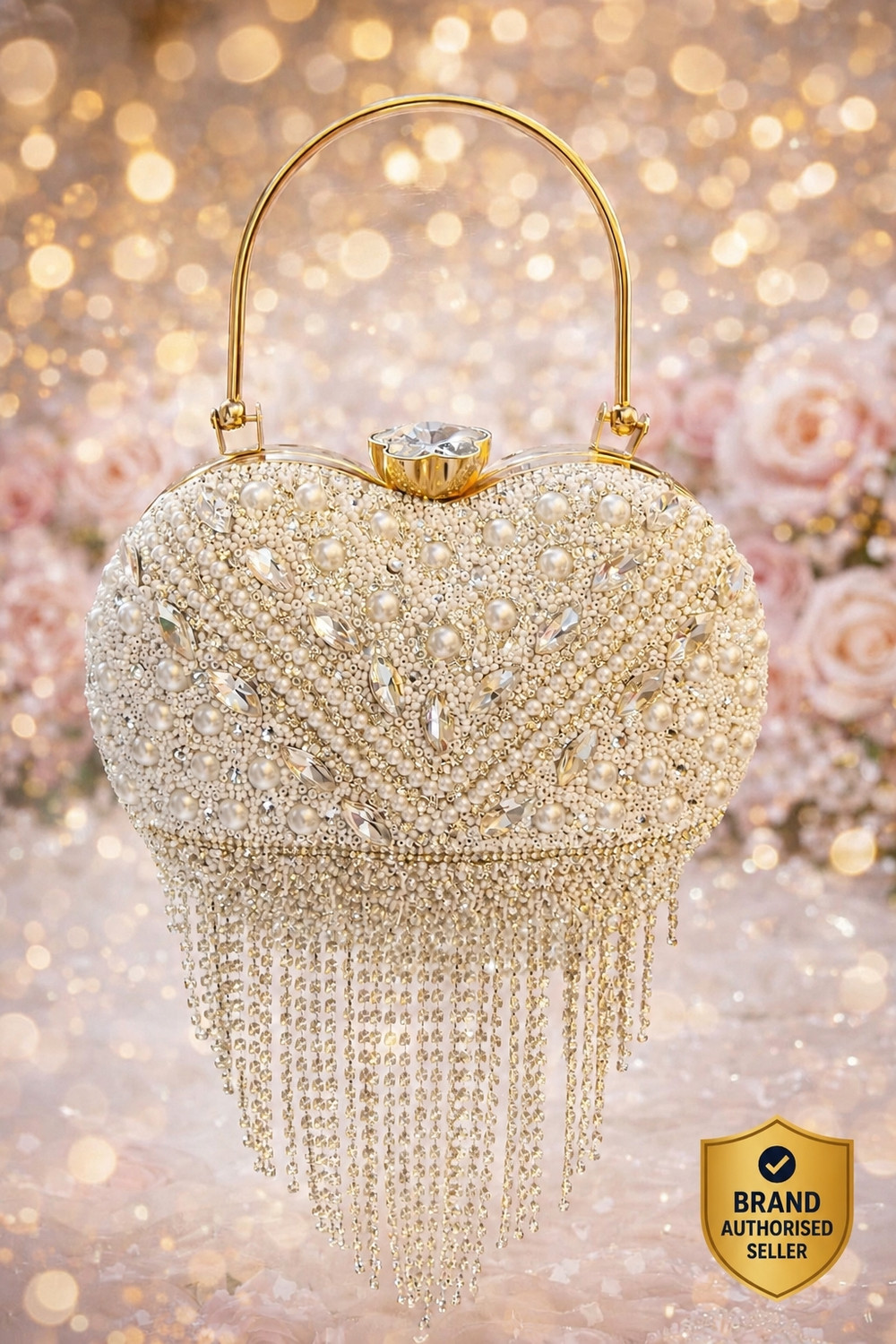 Image of FTSBags Party Silver Clutch