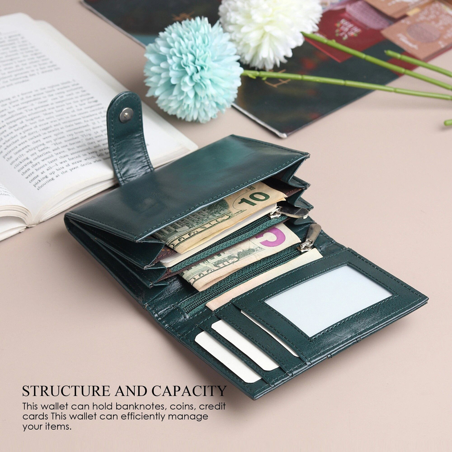 Image of BURAK Casual, Formal, Party, Sports Green Clutch