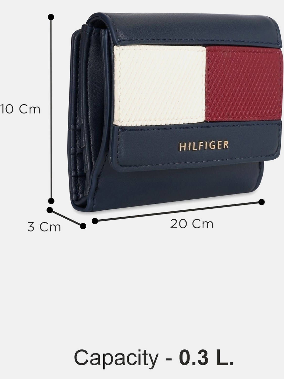 Image of TOMMY HILFIGER Casual Blue Clutch
