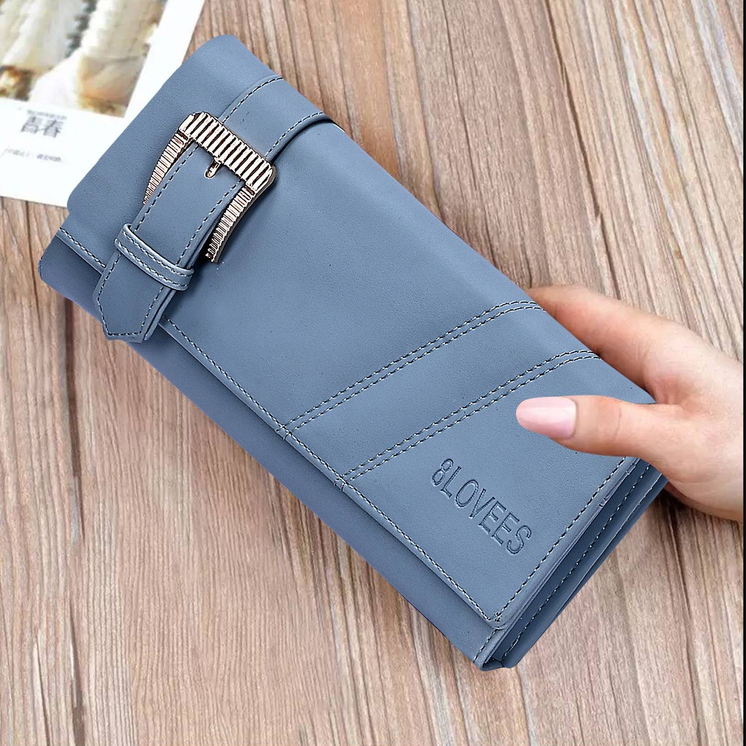 8LOVEES Casual Grey  Clutch