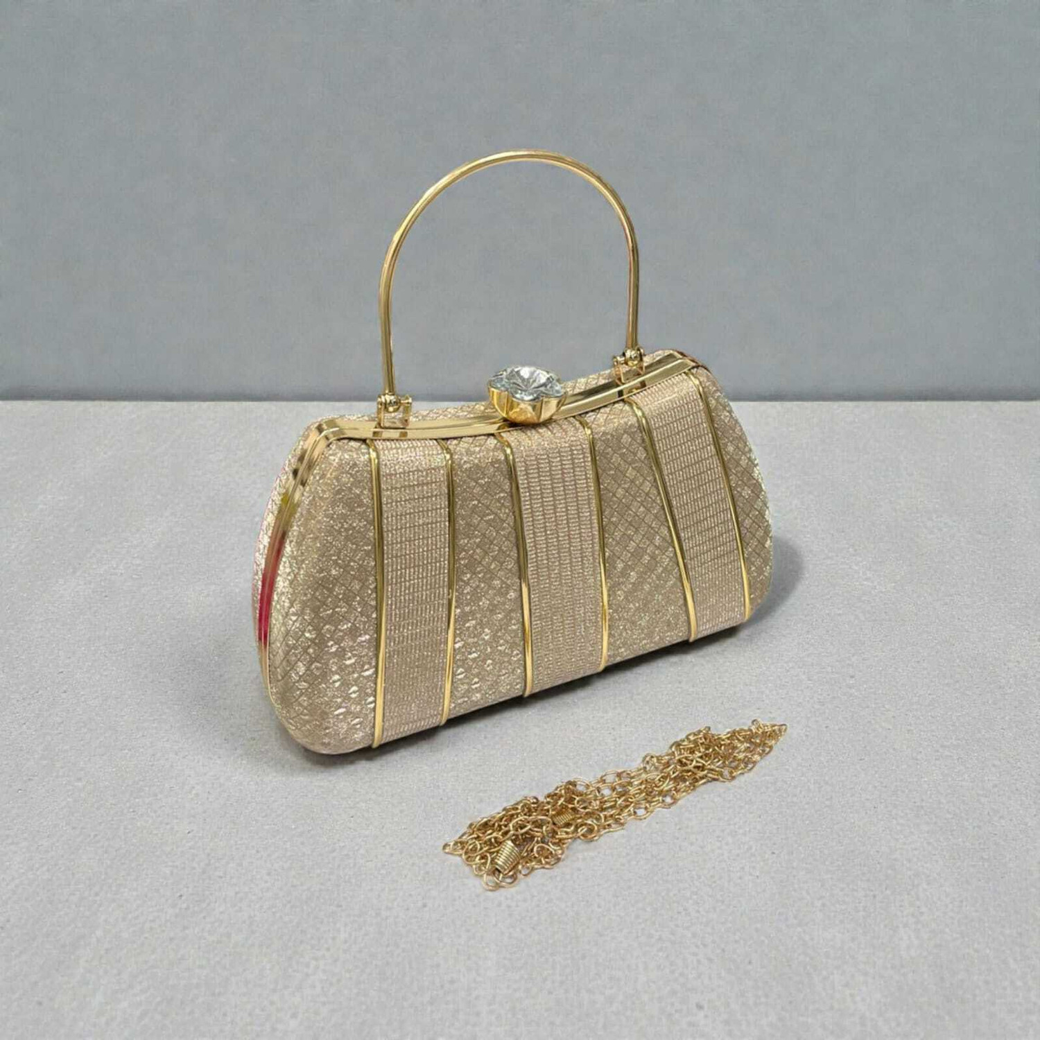 Image of FASHIO Party Gold Clutch
