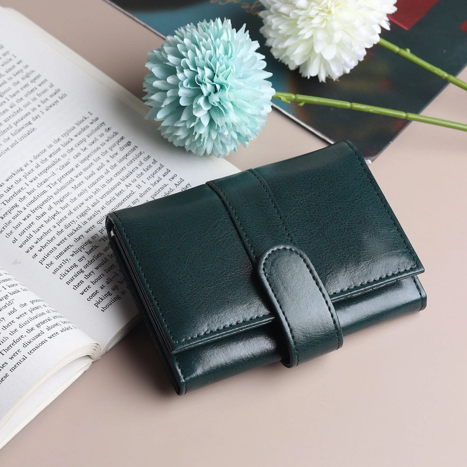 Image of BURAK Casual, Formal, Party, Sports Green Clutch