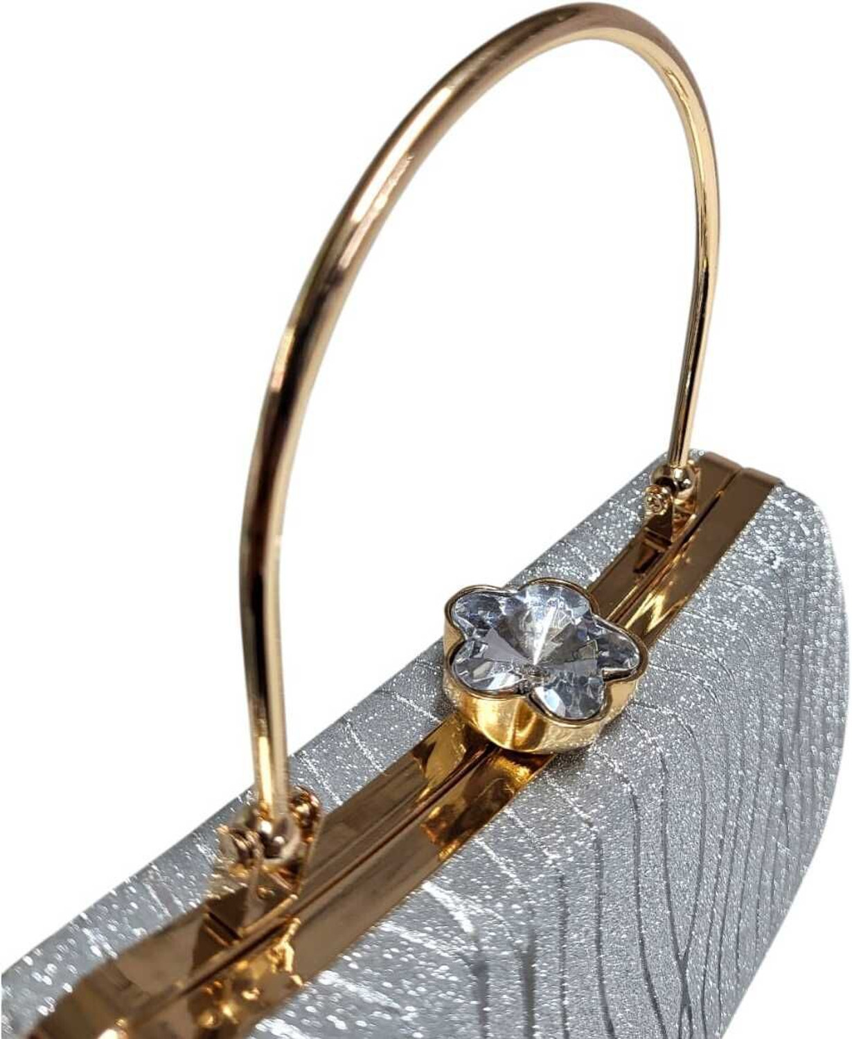 Image of FASHIO Party Silver Clutch