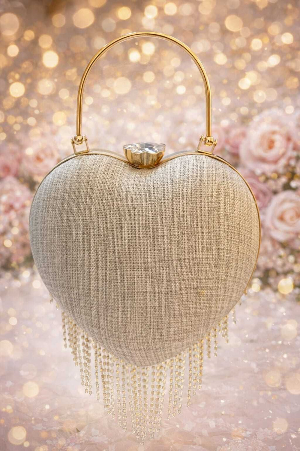 Image of FTSBags Party Silver Clutch