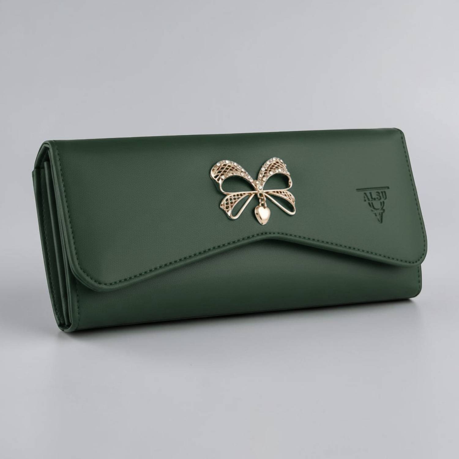 ALSU Casual Green Clutch