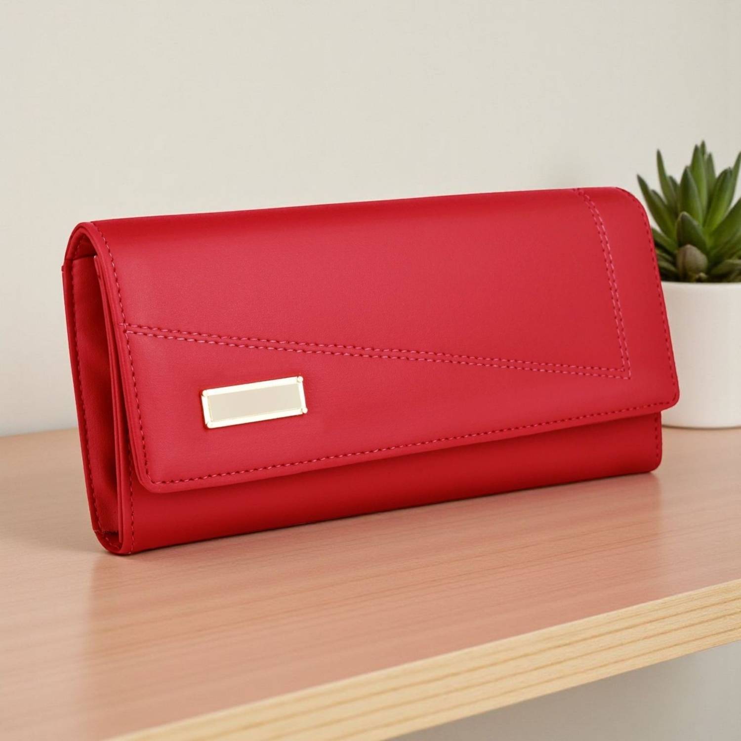 ALSU Party, Casual, Formal Red Clutch