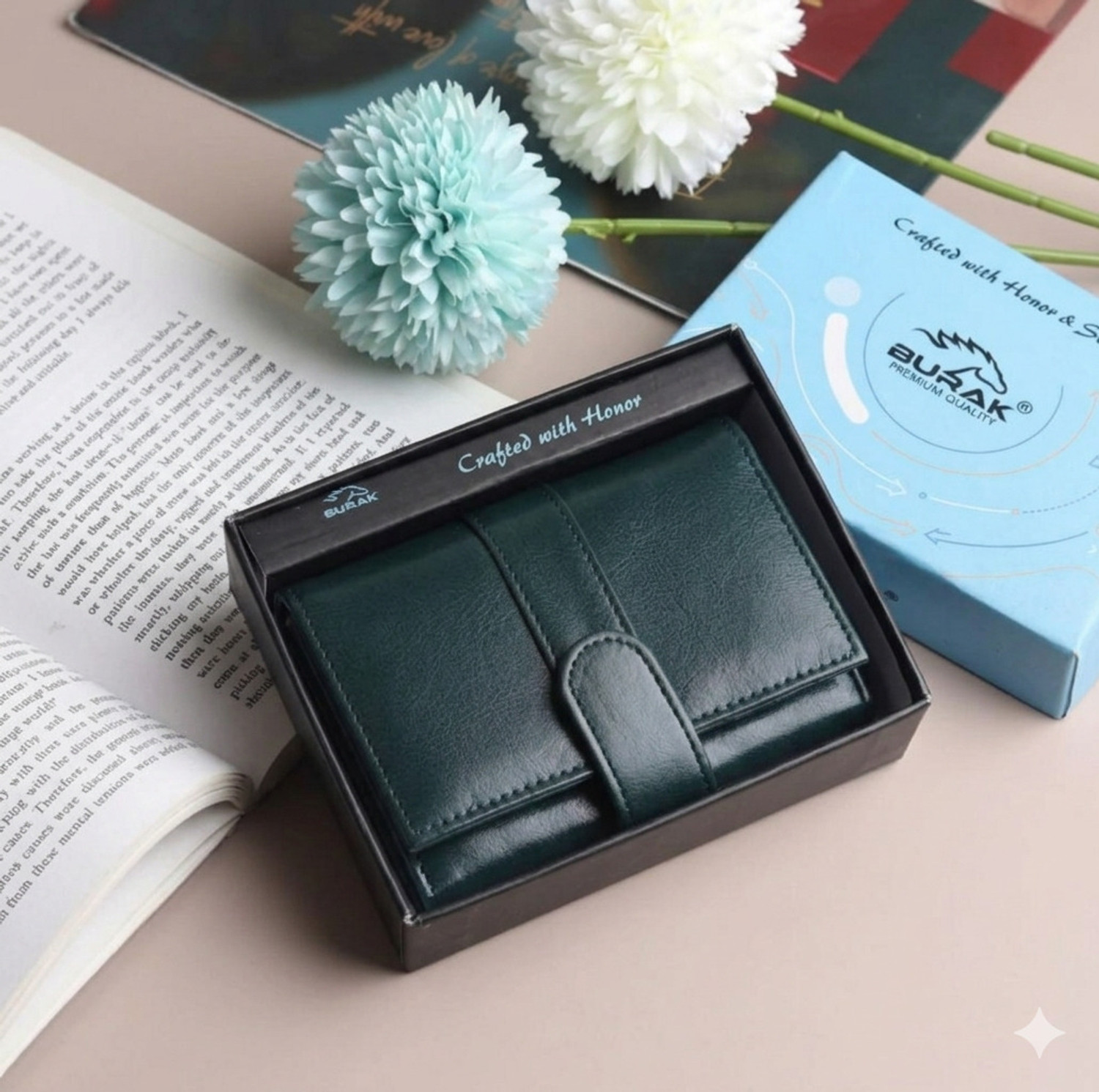Image of BURAK Casual, Formal, Party, Sports Green Clutch