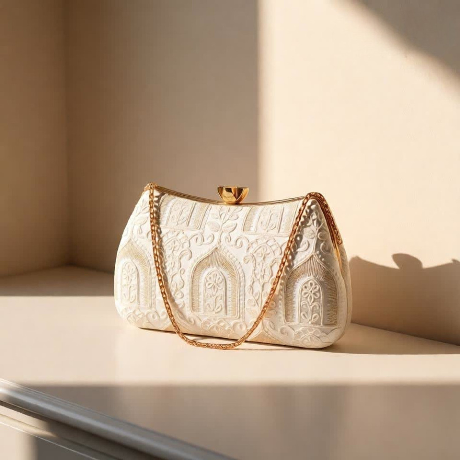 Image of ZUHUR Party White Clutch