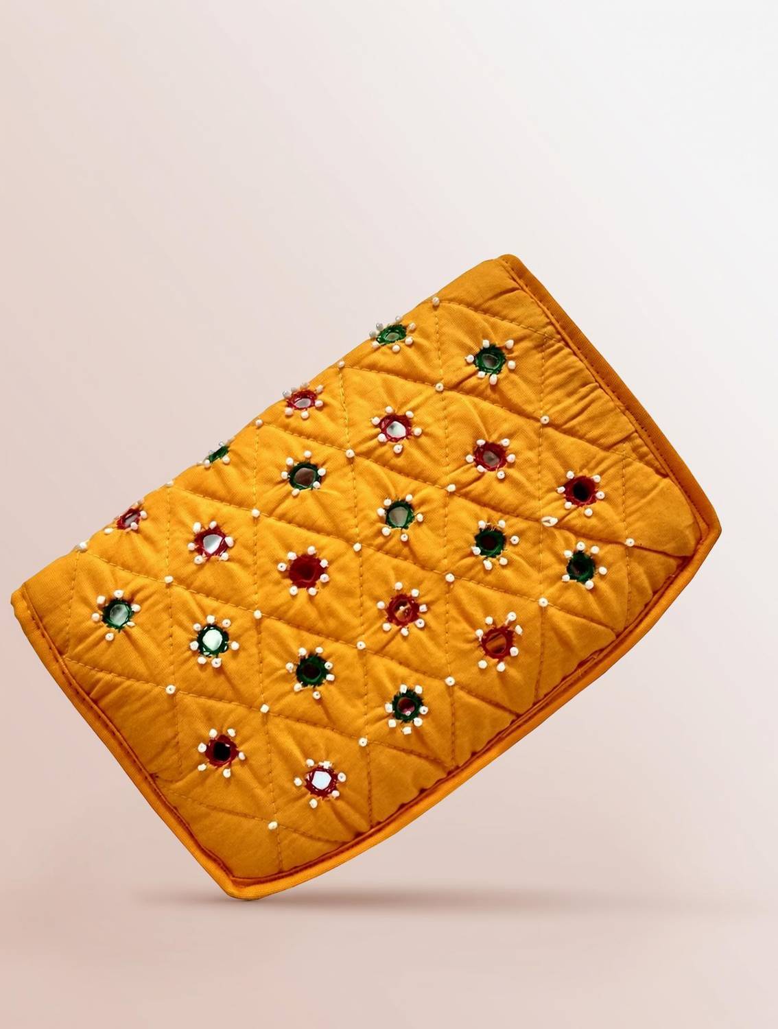 Belladona Party Yellow  Clutch