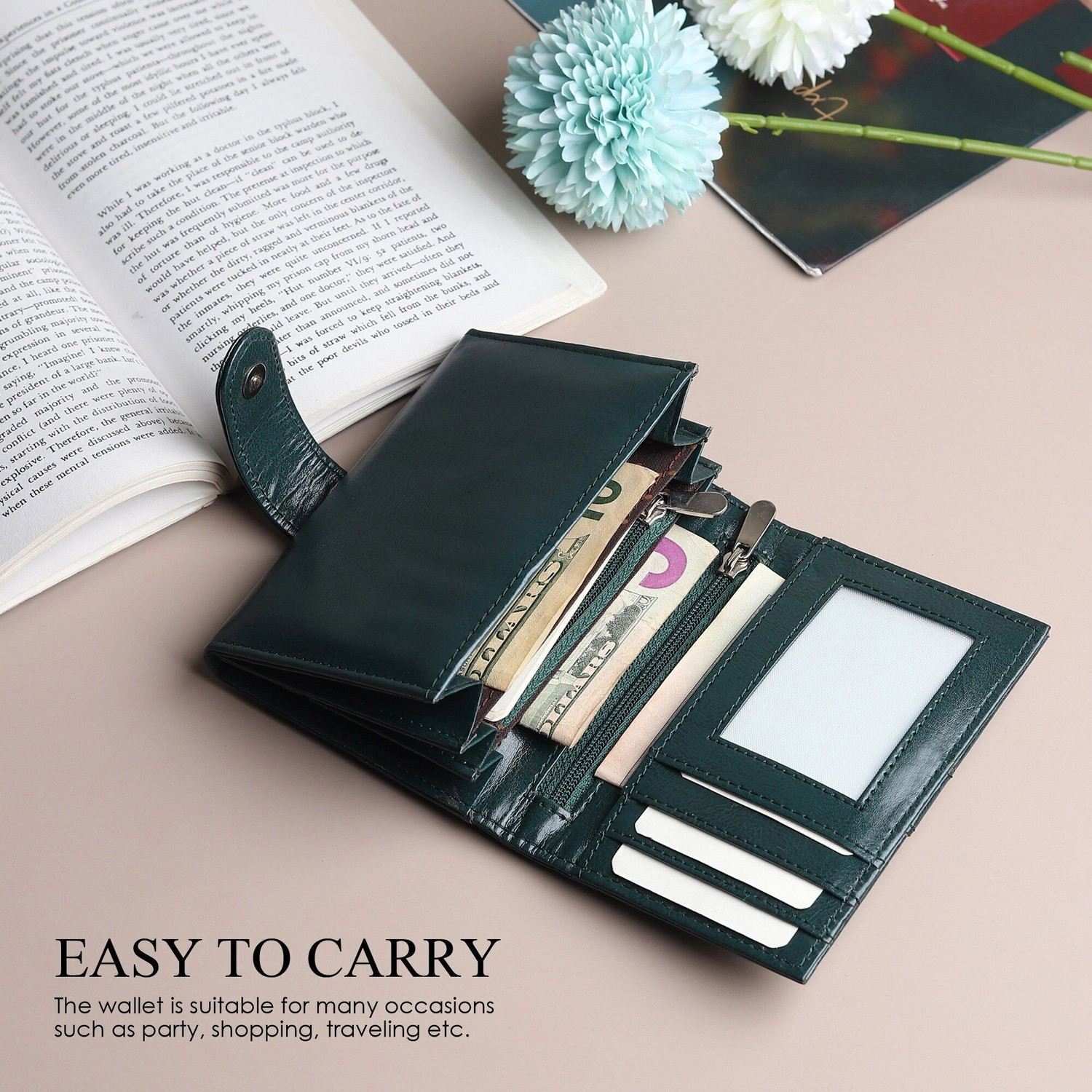 Image of BURAK Casual, Formal, Party, Sports Green Clutch