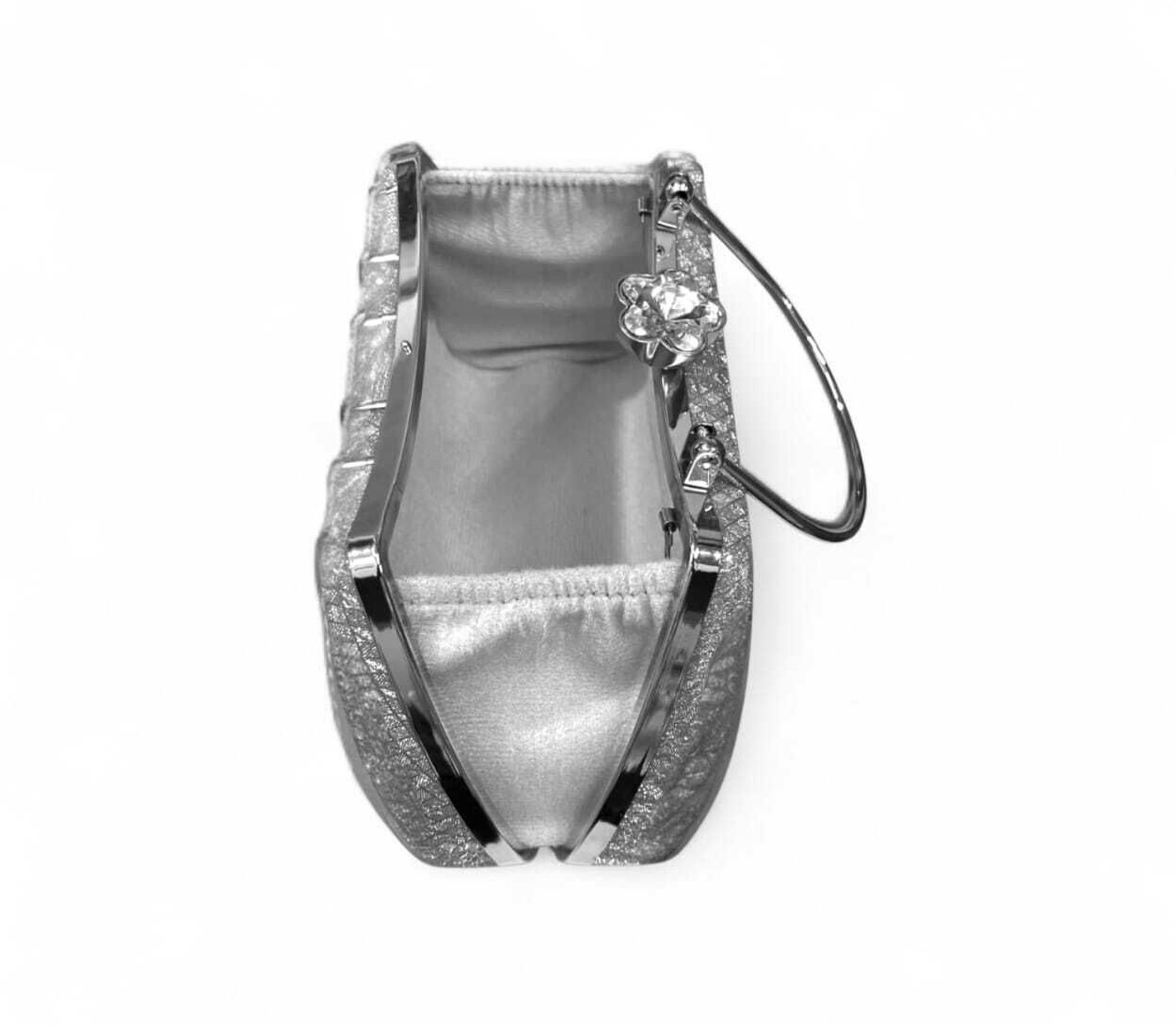 Image of FASHIO Party Silver Clutch