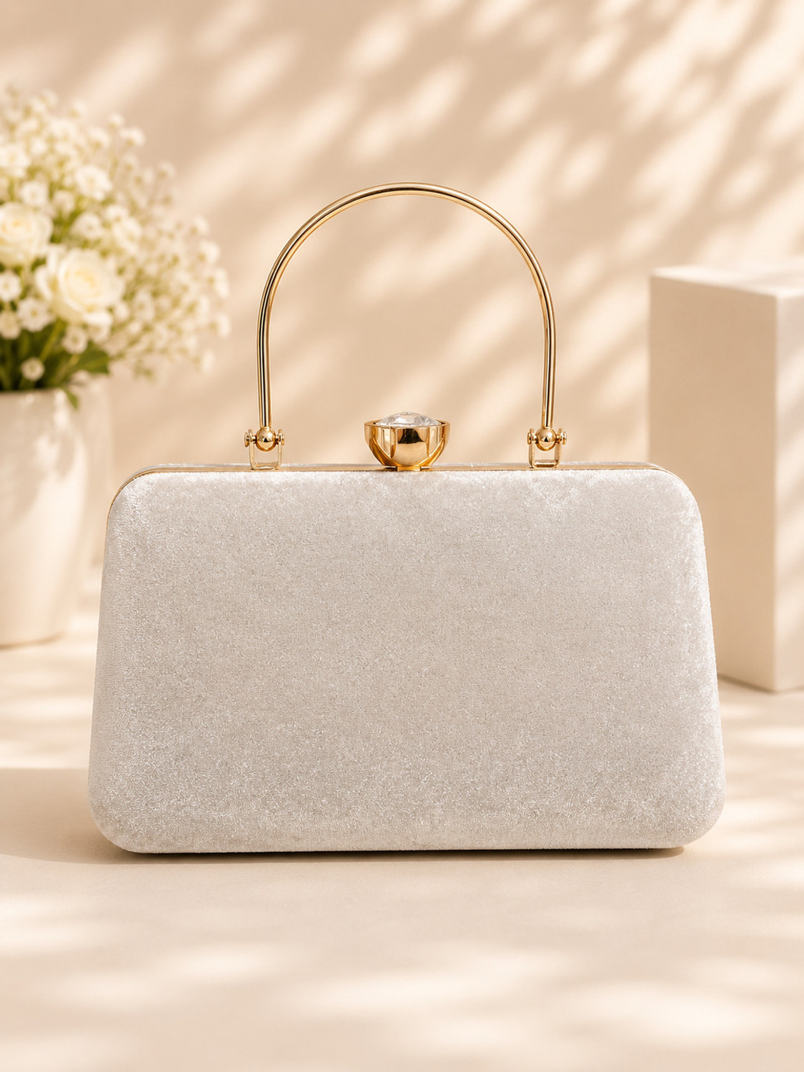 Image of Enny Craze Party Silver Clutch