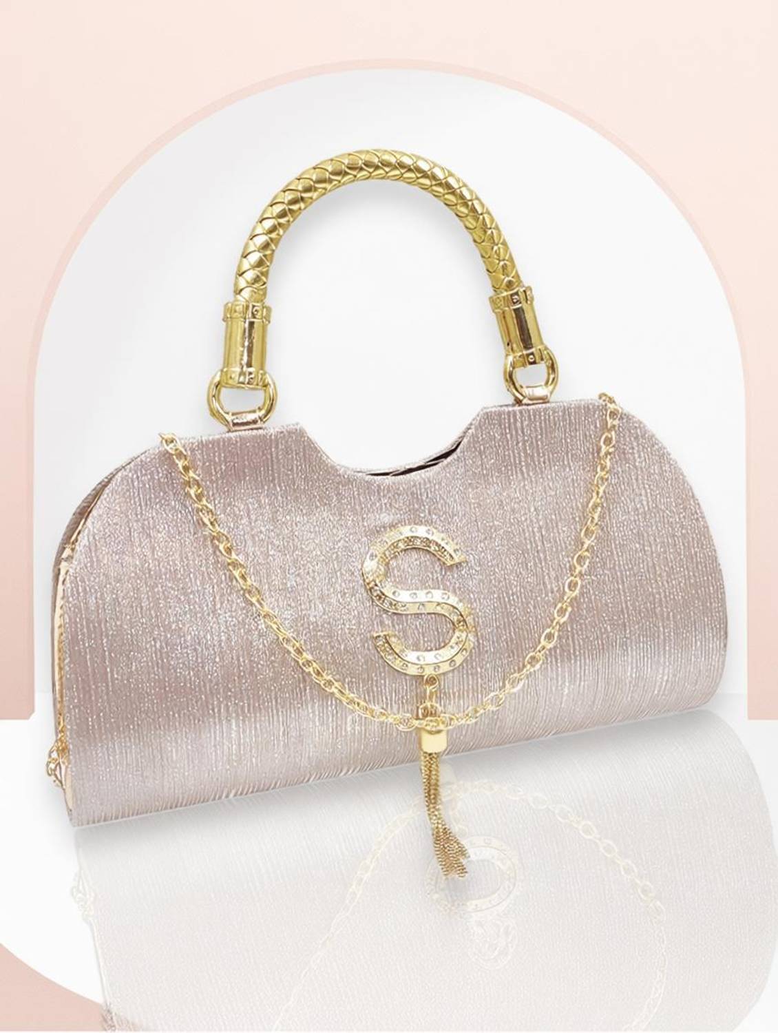 apricus Party Peach  Clutch