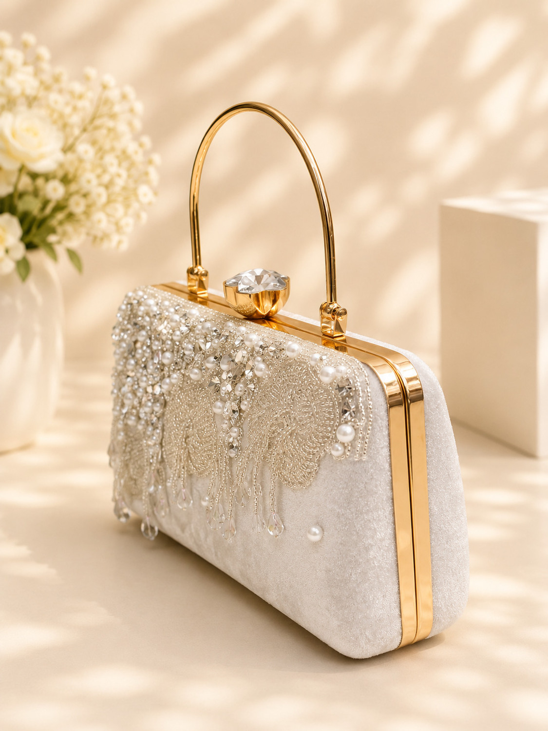 Image of Enny Craze Party Silver Clutch