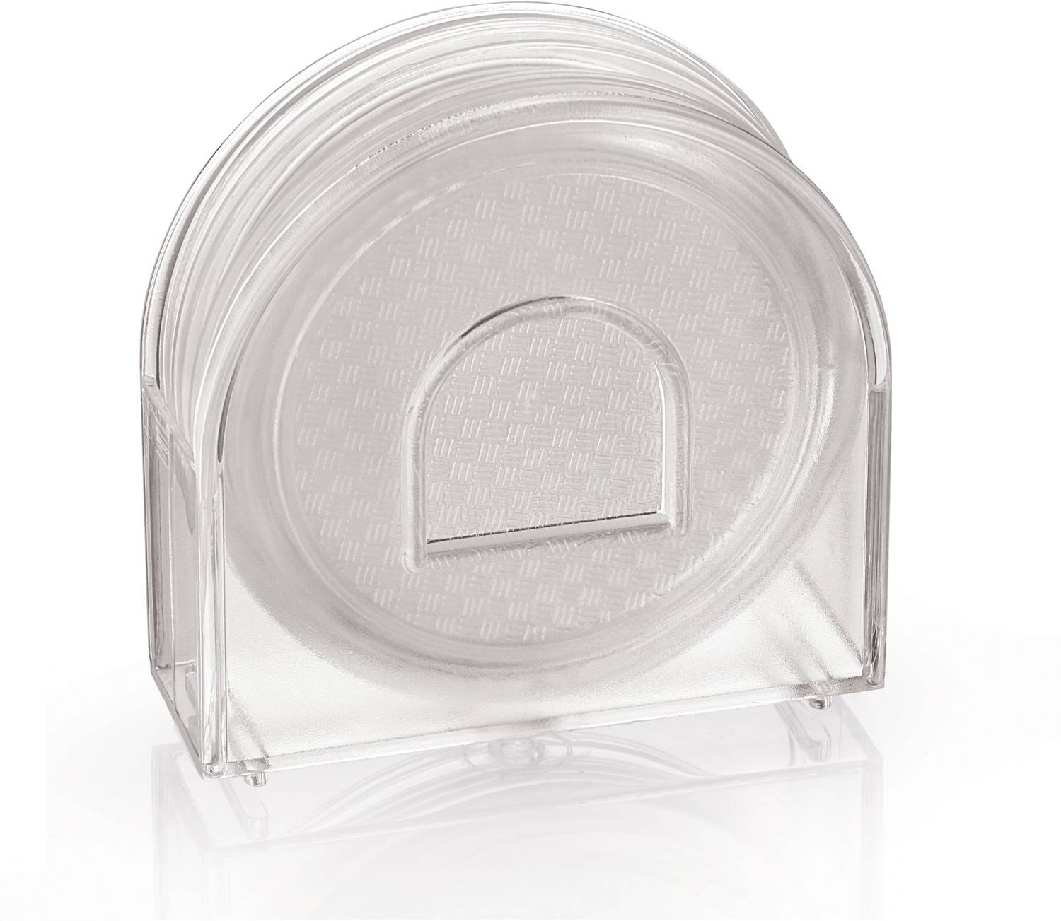 AAKAR Round PVC Coaster Set