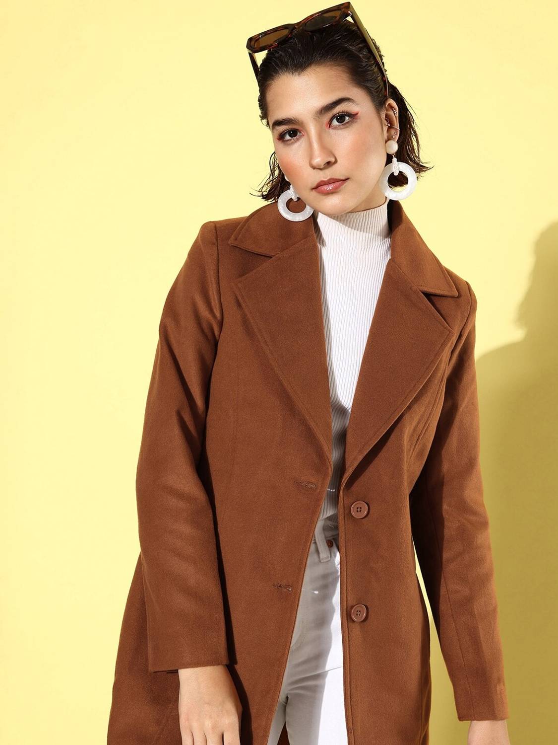 4WRD by Dressberry Polyester Coat
