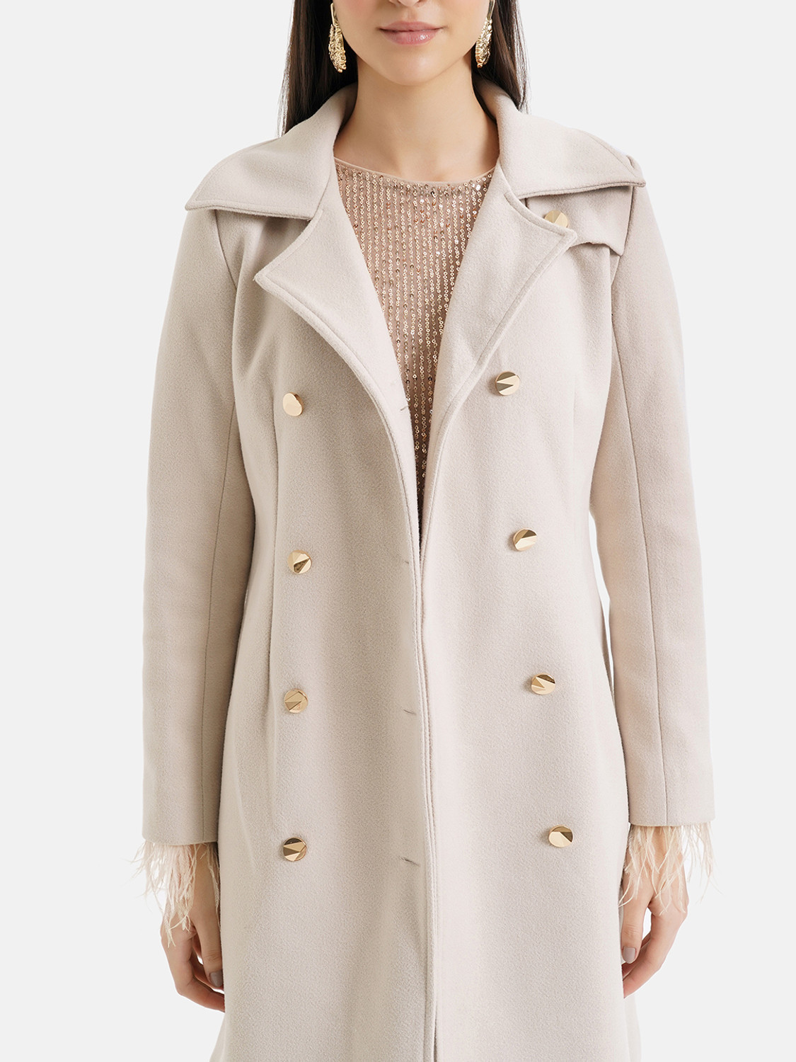 Image of KAZO Wool Solid Coat