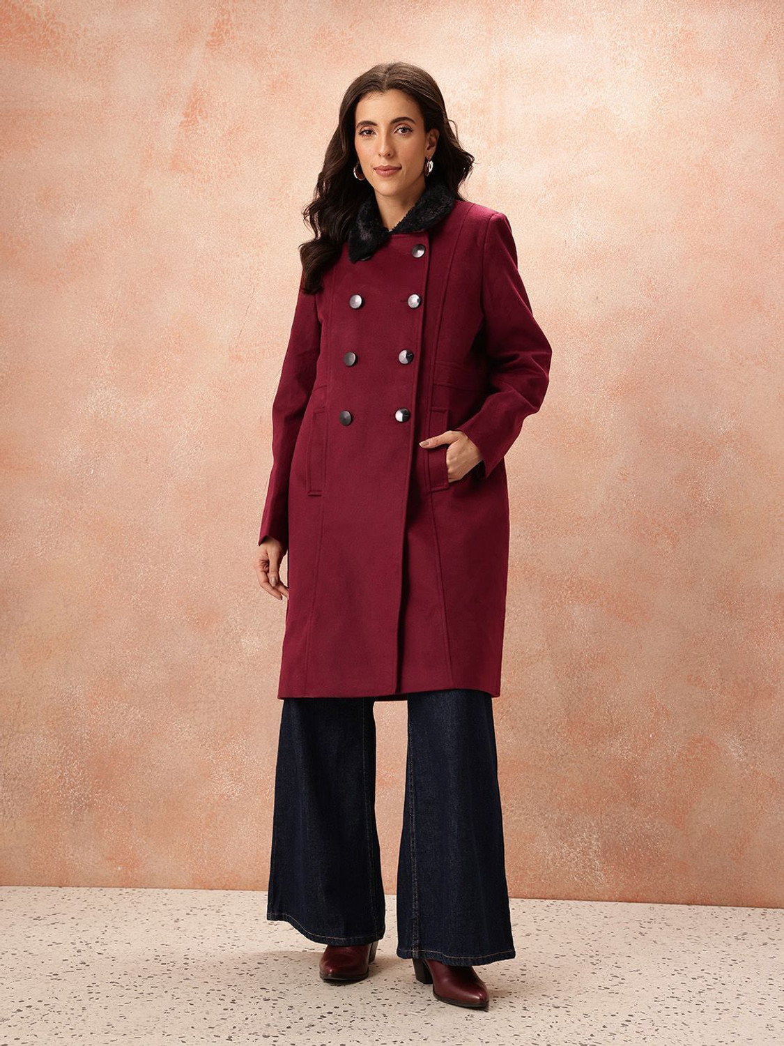 Image of all about you Polyester Coat