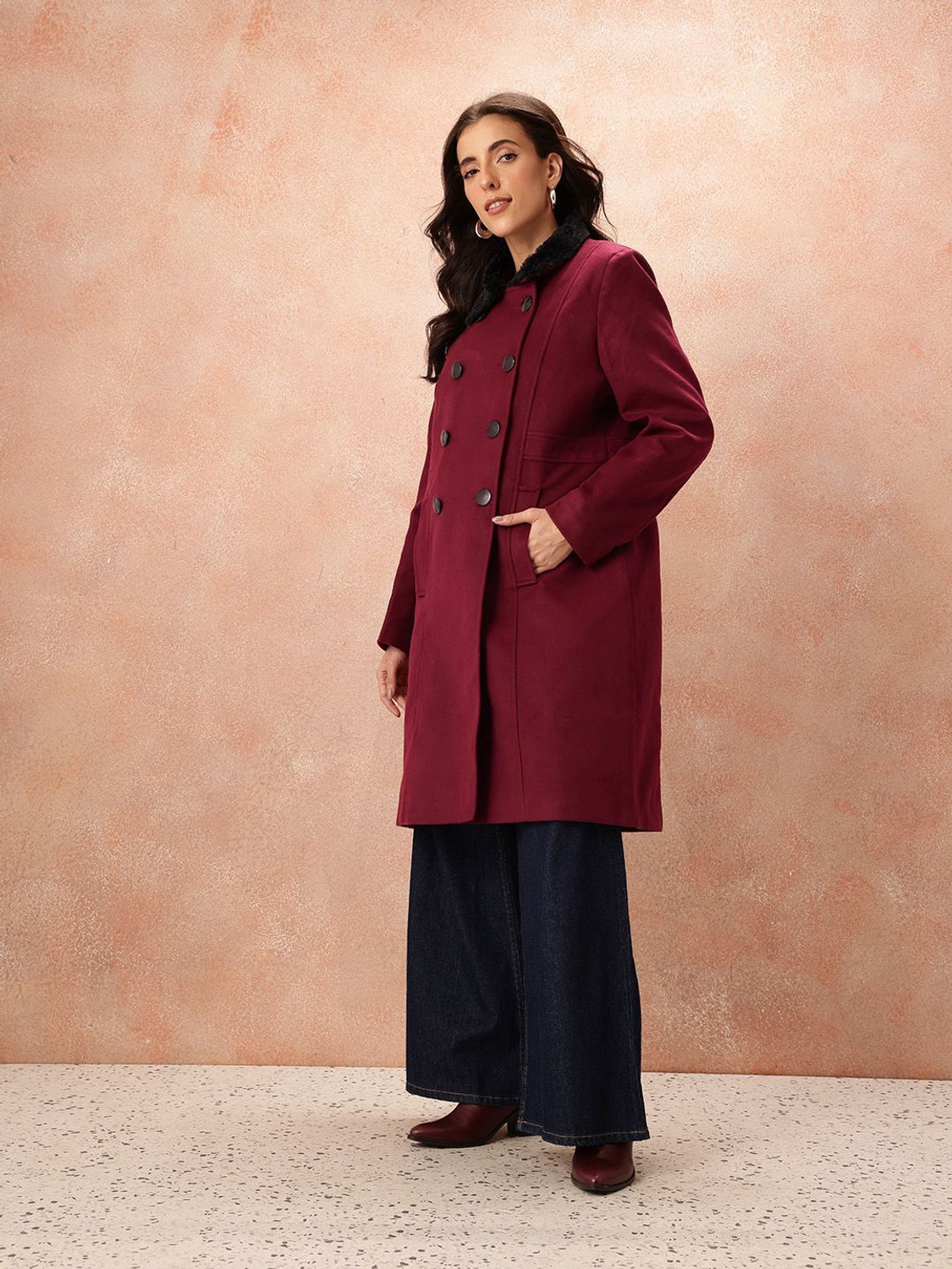 Image of all about you Polyester Coat