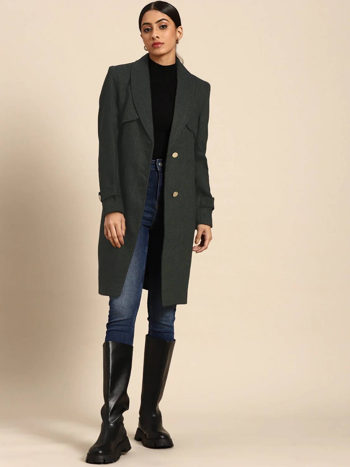 all about you Polyester Coat